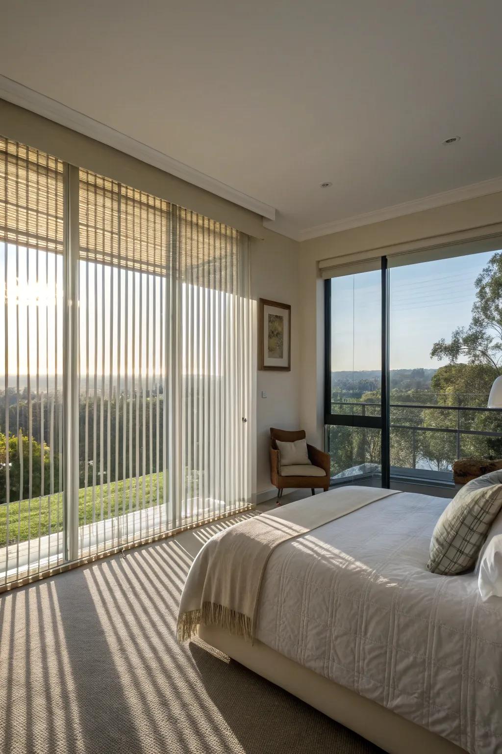 Upright blinds for a pristine and tidy manifestation
