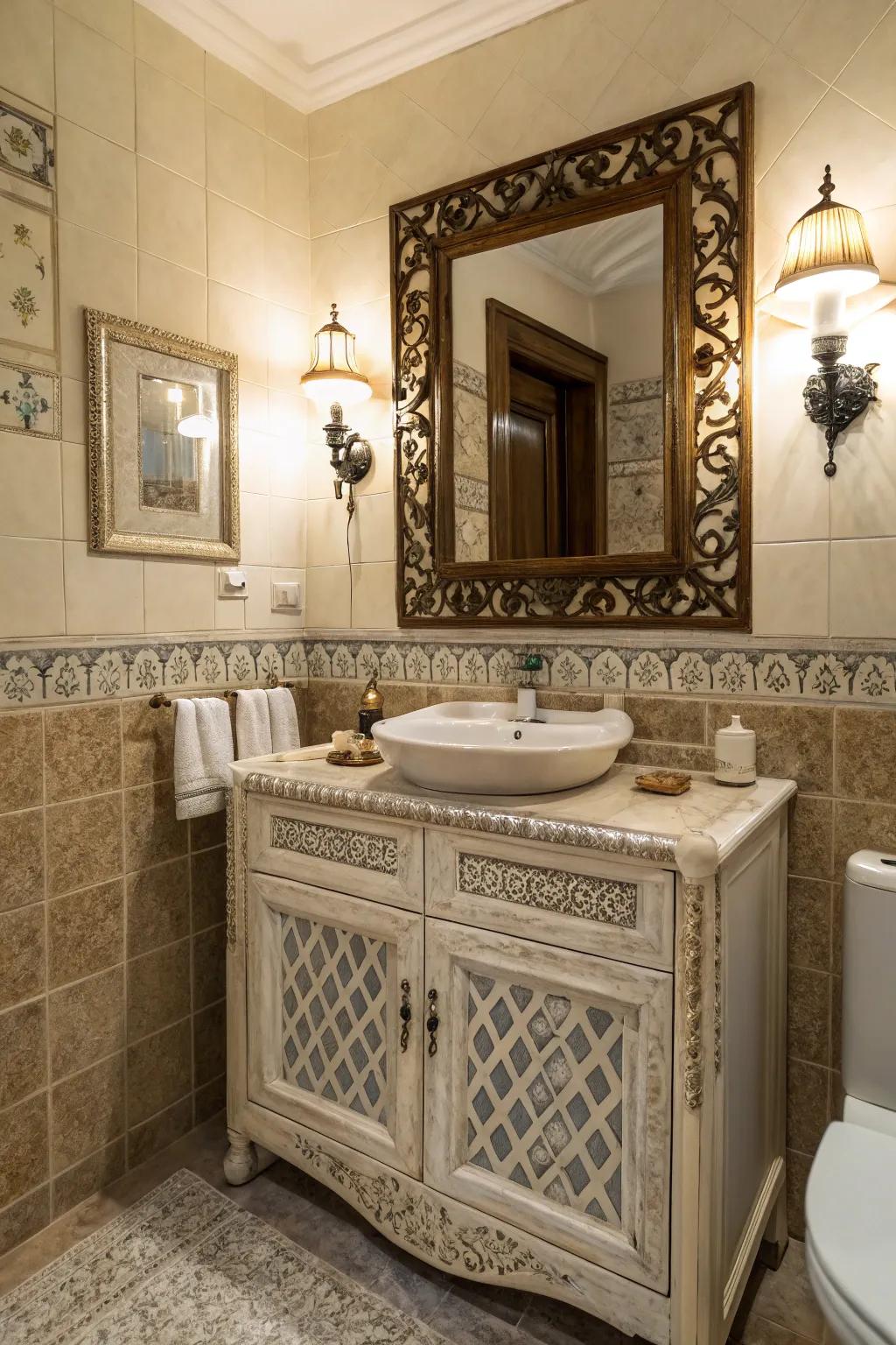 Tilework that endures as a traditional vintage cornerstone.