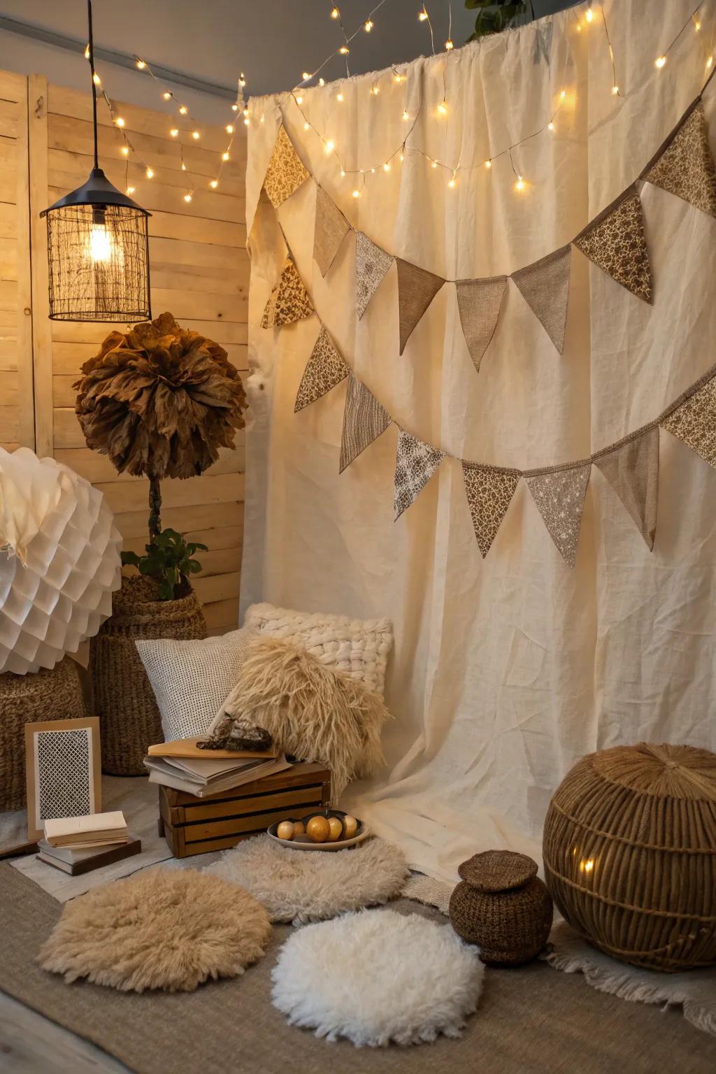 Celebrate sustainably with eco-conscious decor.