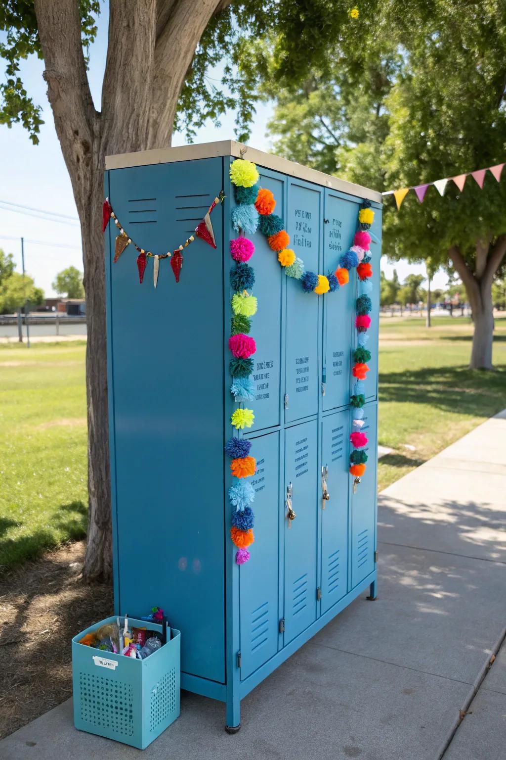 Incorporate cheer through a homemade do-it-yourself festoon.