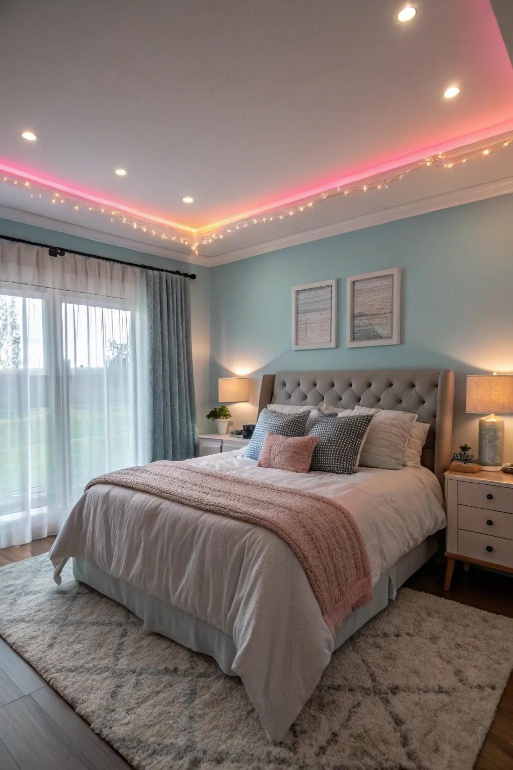Intelligent lights for a vibrant ambiance.