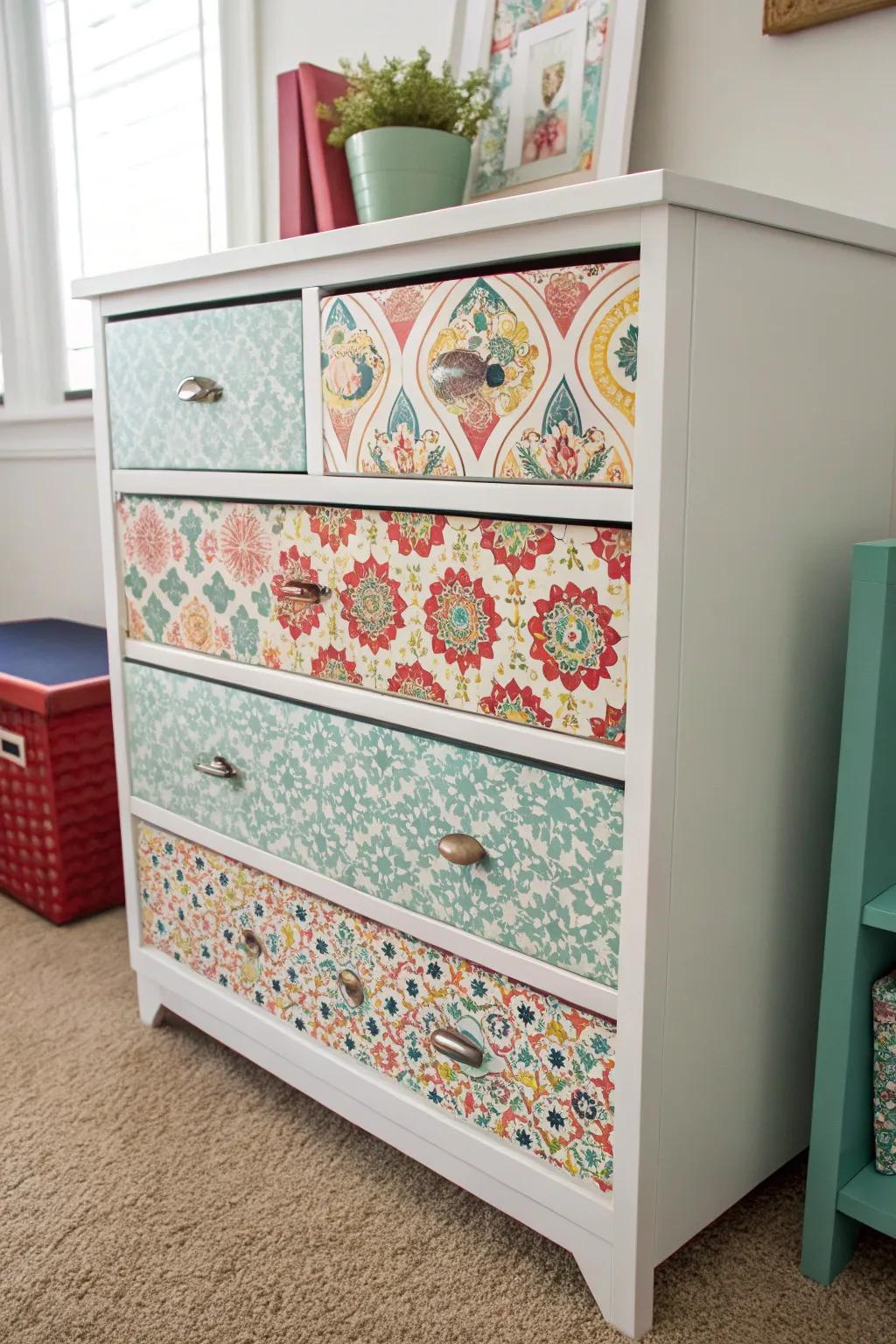 Modernize your furnishings through stylish wallpaper designs.