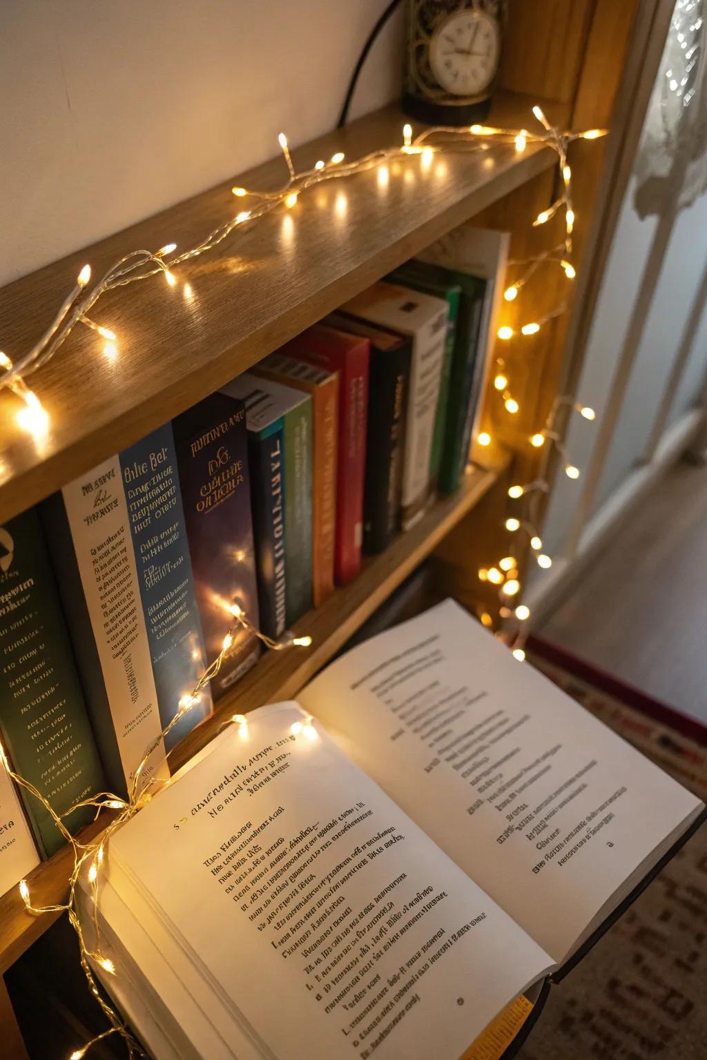 Illuminated embellishments can infuse a magical sensation into poetic exhibitions.