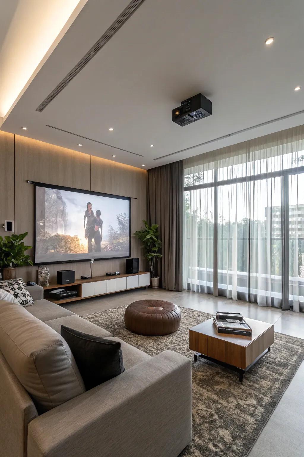 Hidden technology offers a sleek aesthetic.