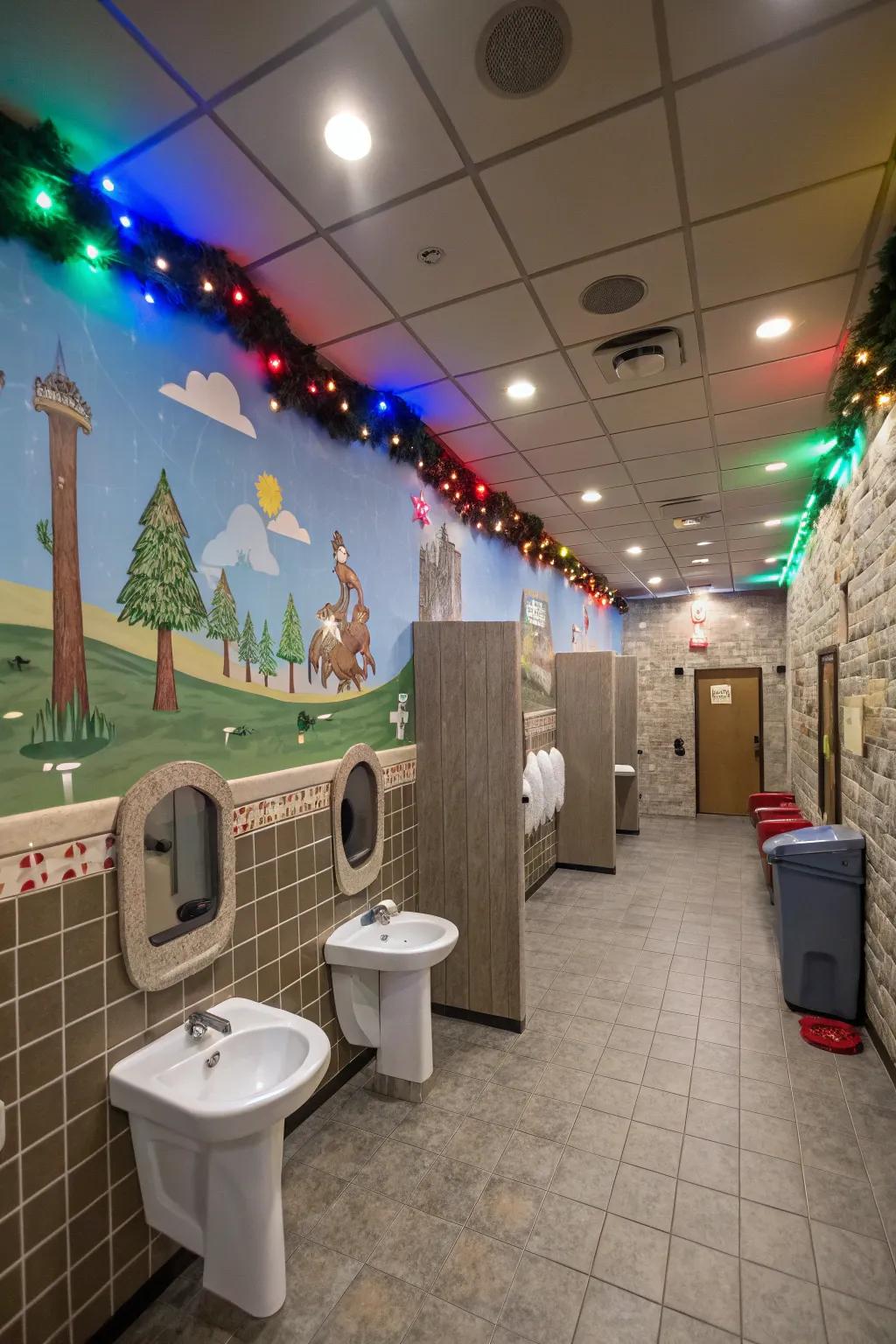 Unique sensations in restroom design can leave a lasting impression.