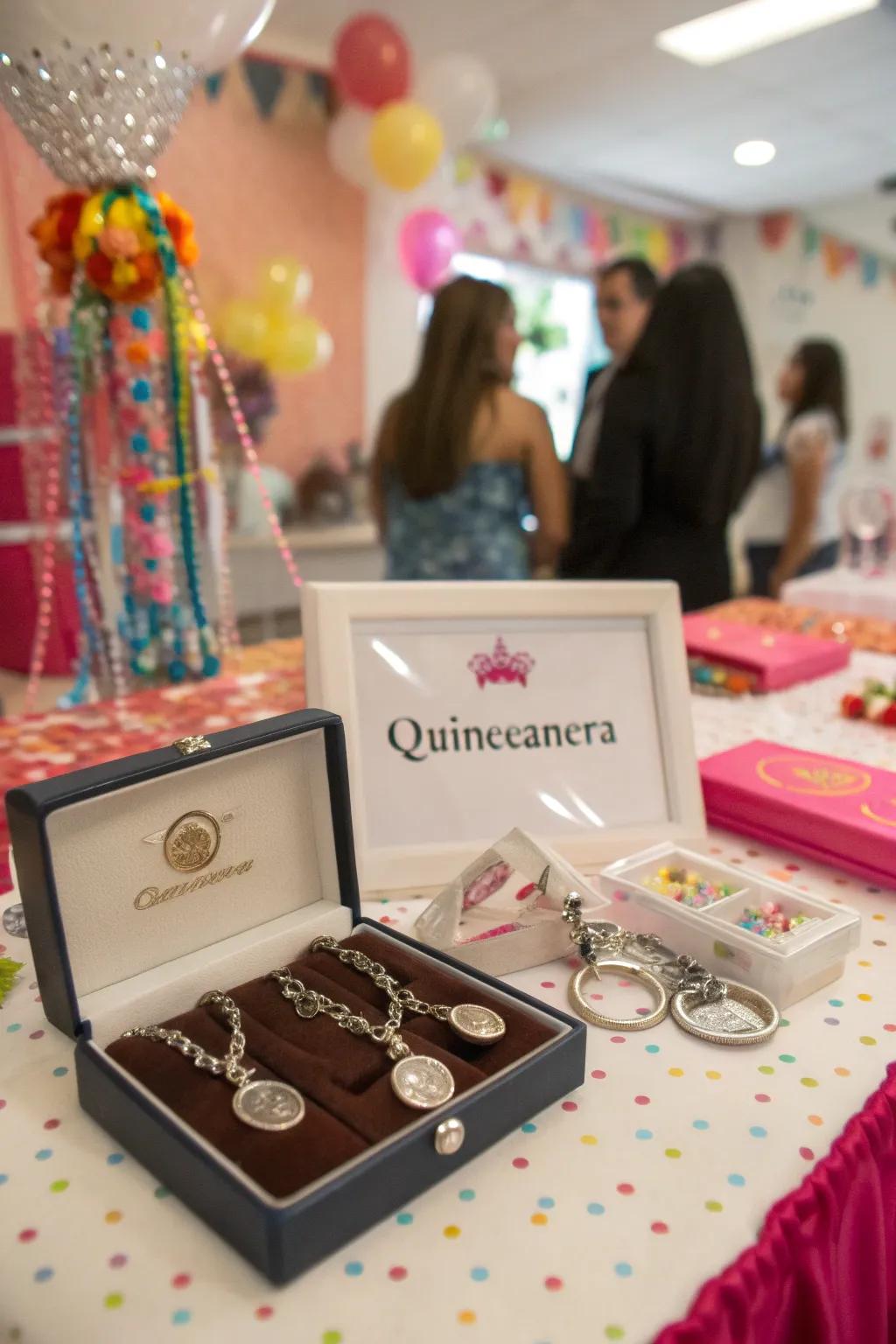 Keepsakes offer guests a personalized reminder of the event.