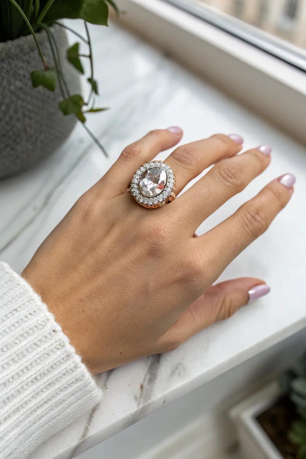 Concentrating on a Solitary Proclamation Ring