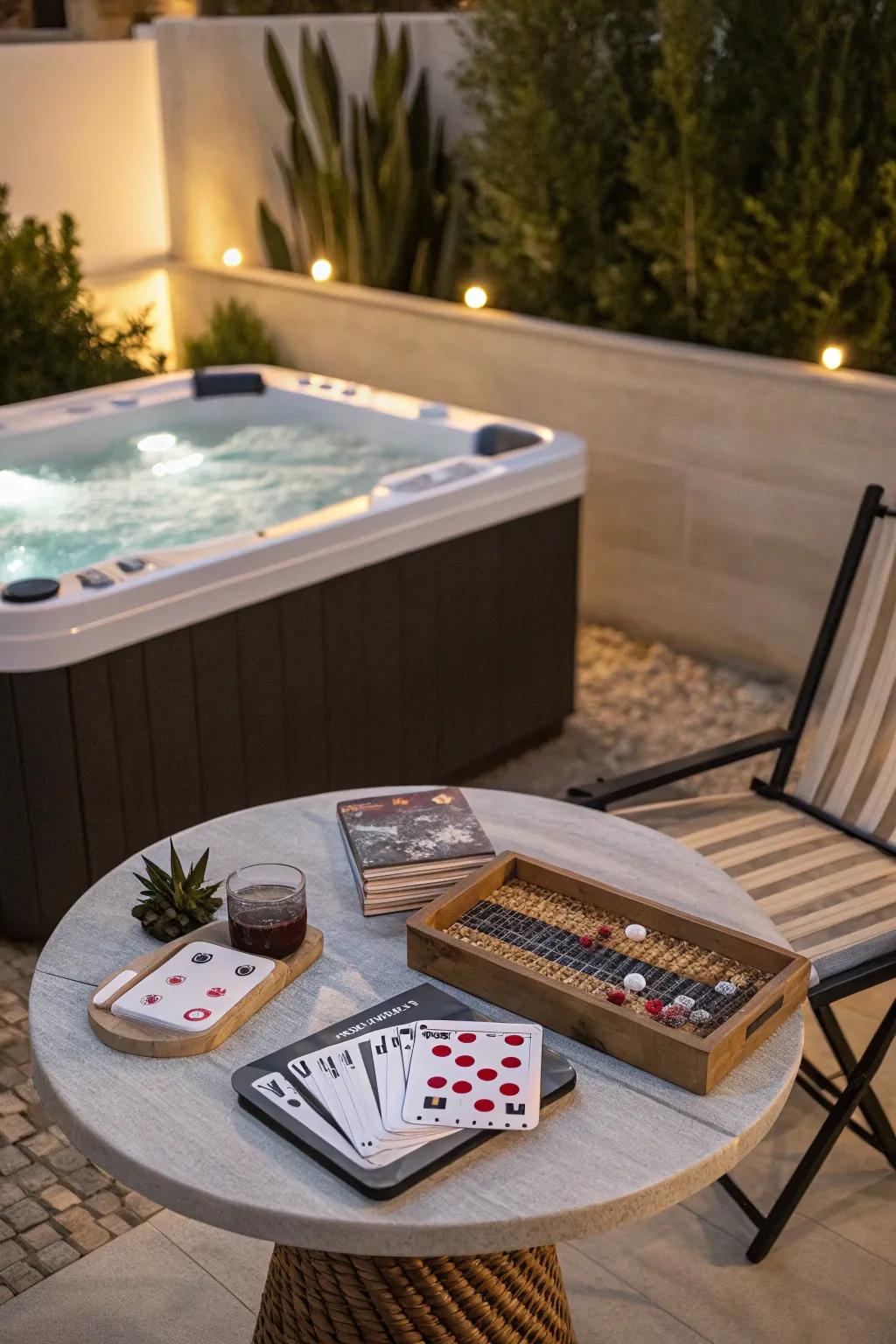 Convey playfulness to your date using a game.