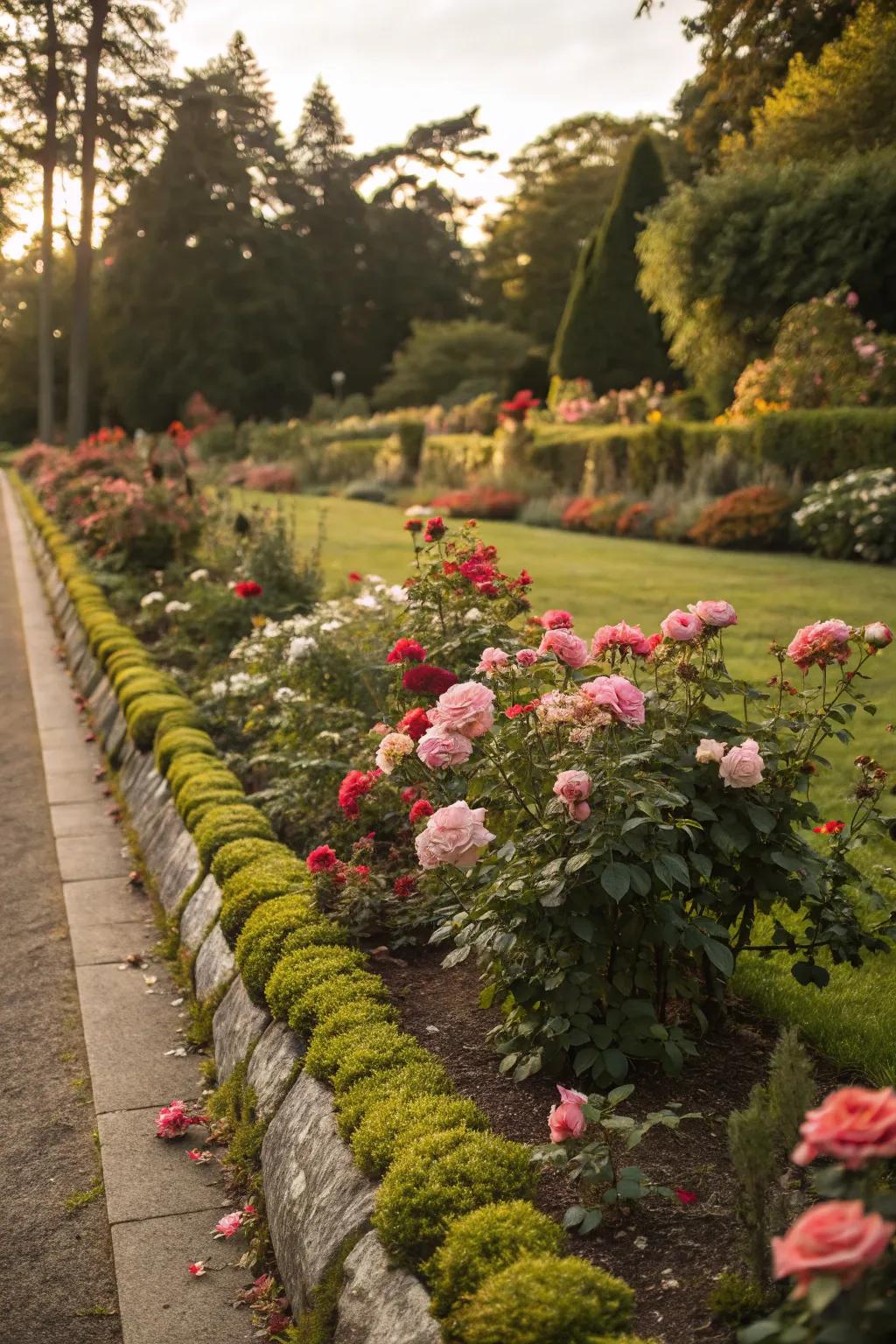 Outline your garden plots via the vibrant fringe of sun jewels.