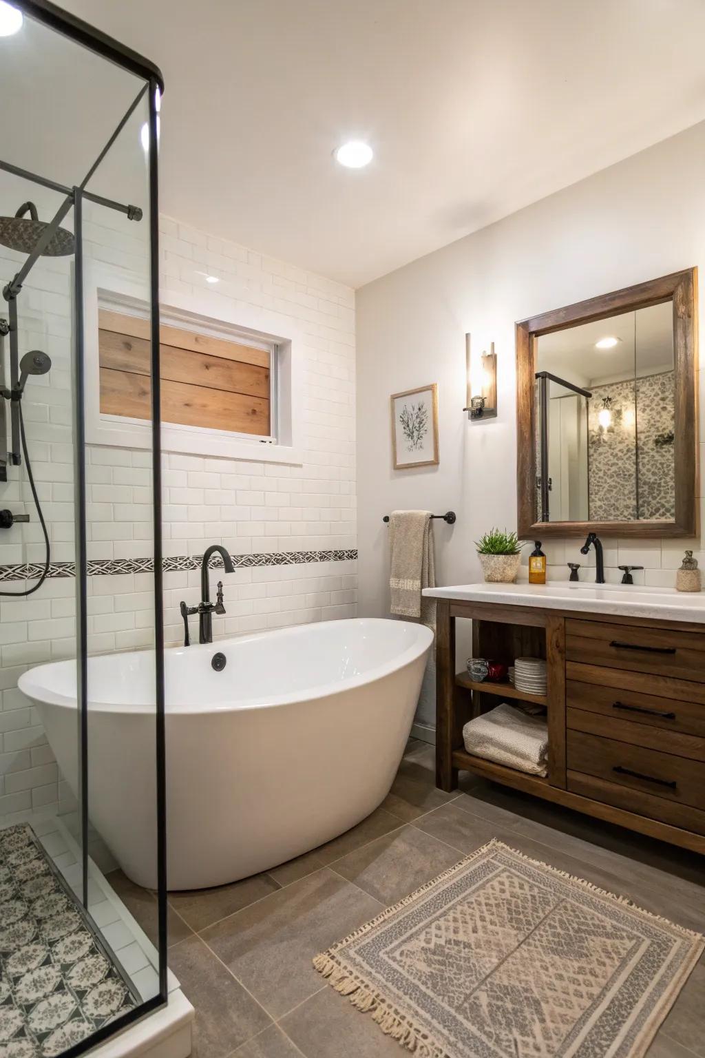 Pedestal tubs deliver extravagance with effortless upkeep.