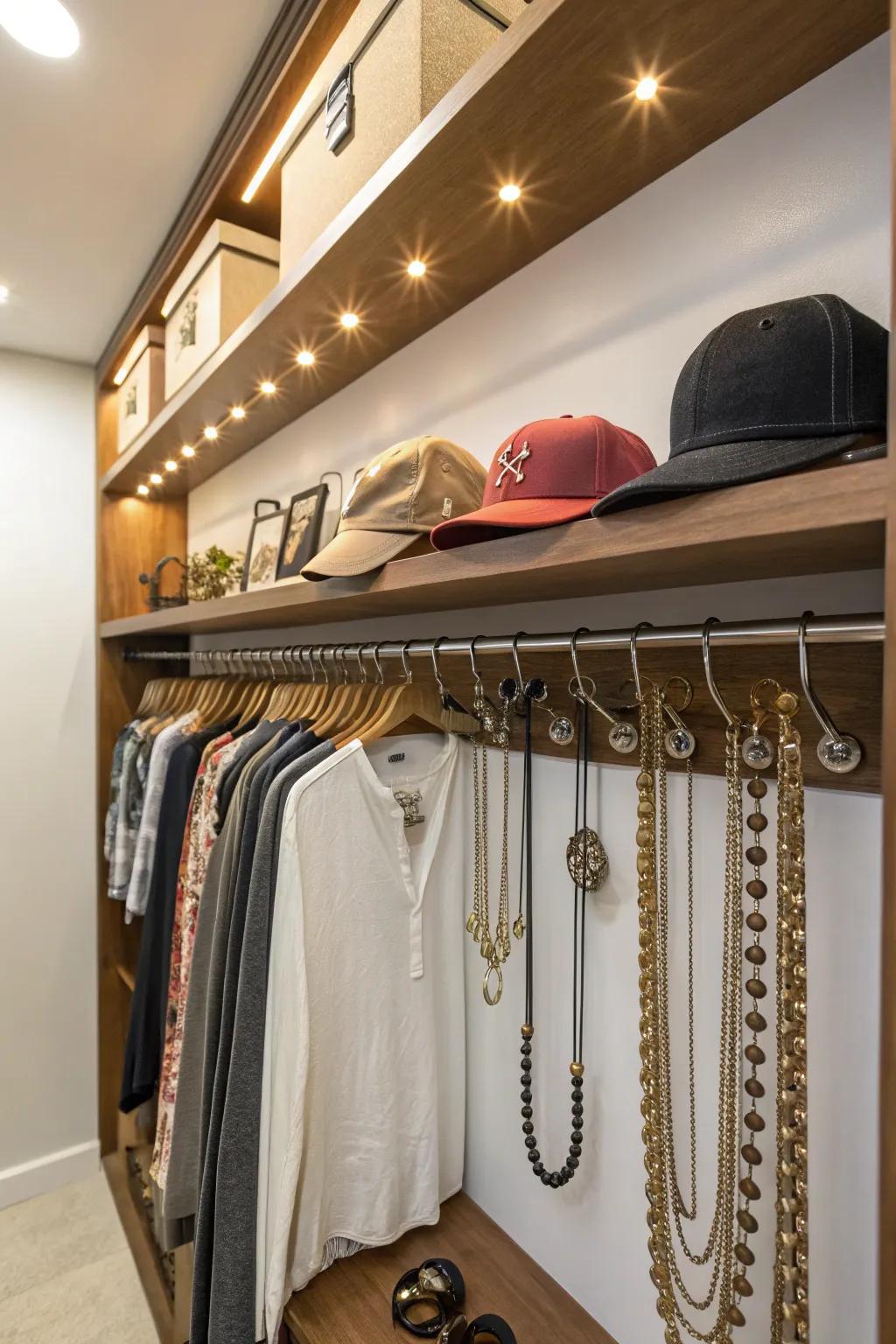 Bespoke hooks merge flair with usefulness.