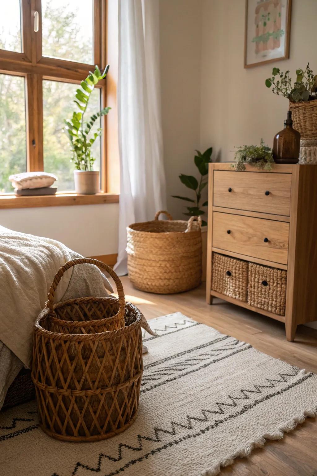 Textured additions introduce depth and warmth into your space.