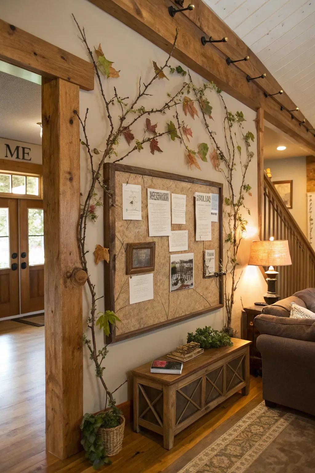 Organic components instill texture and profundity within your aesthetic arrangement.