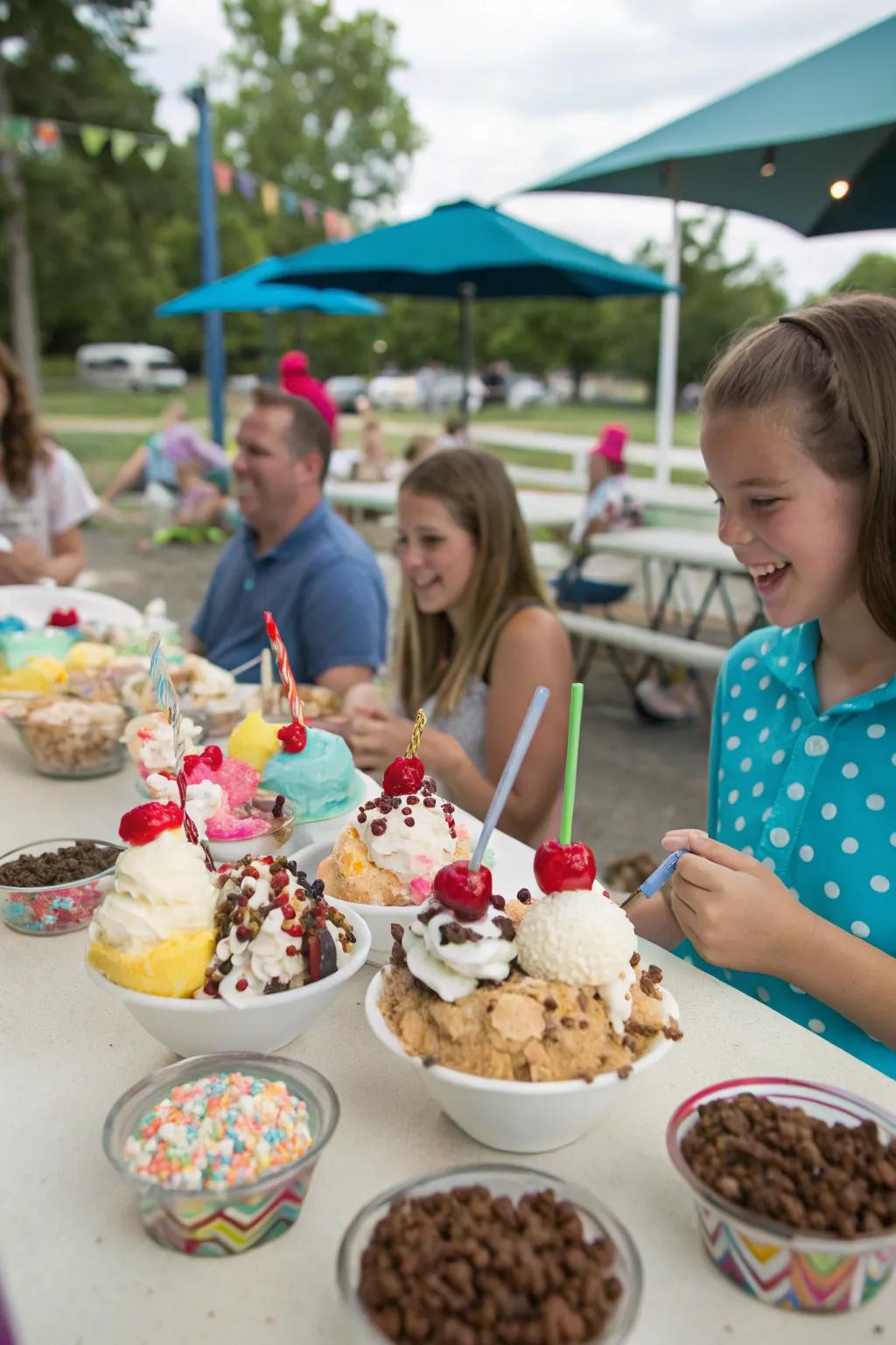 Sweeten your summer with a fun frozen yogurt social.