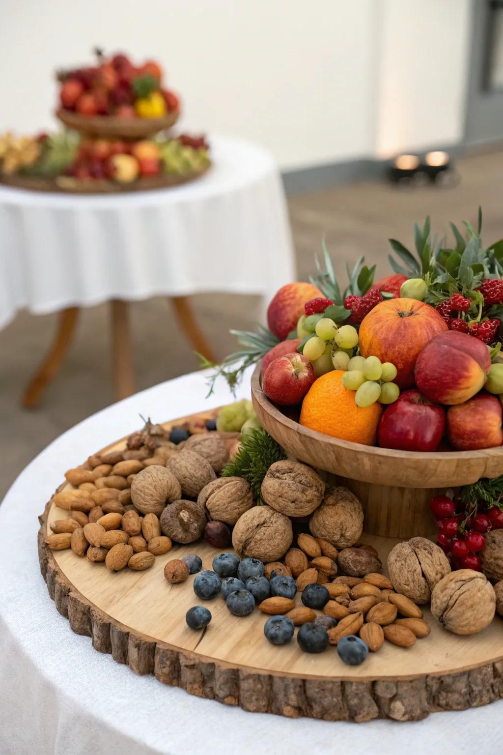 Edible decorations combine beauty with practicality.