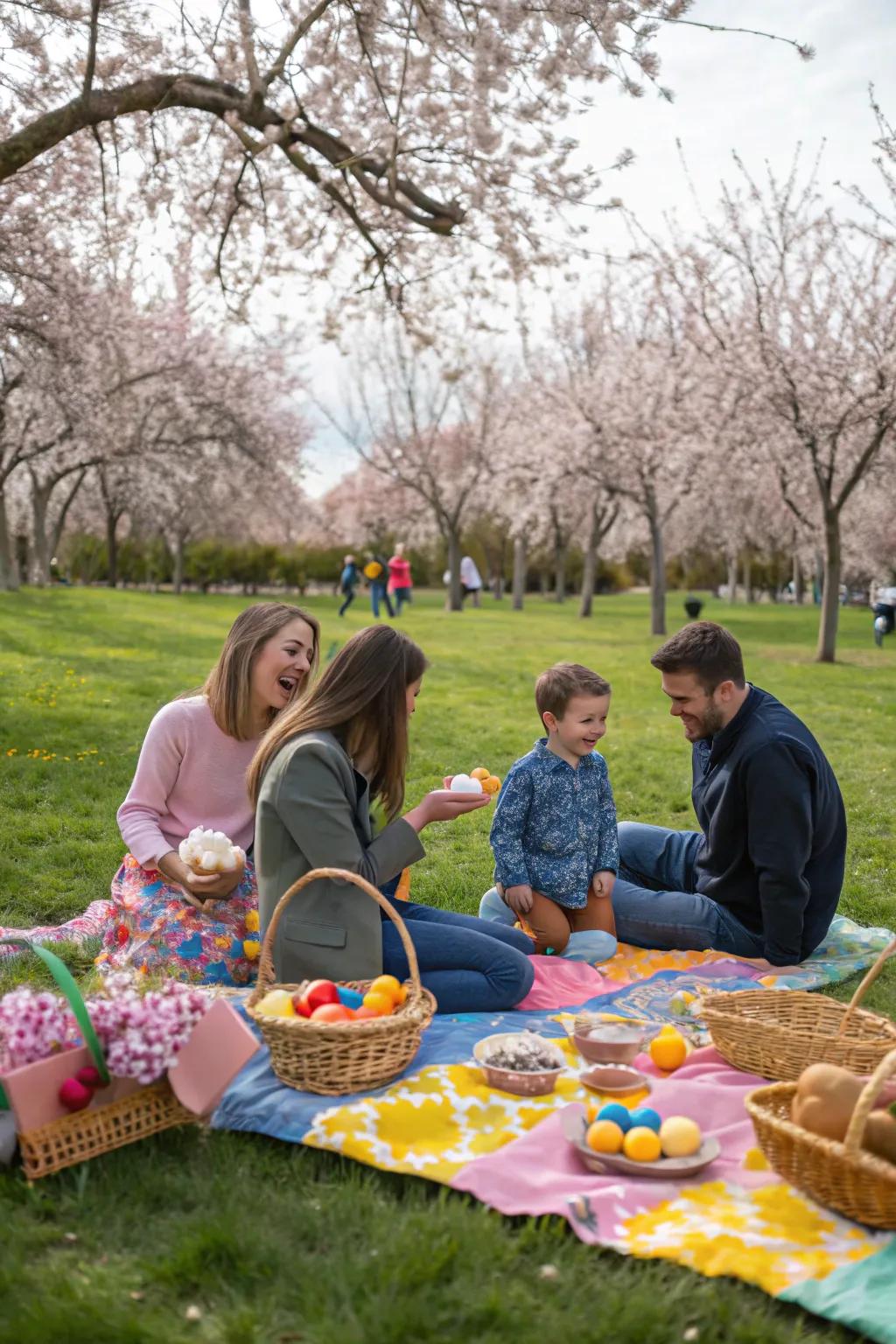 A soothing family repast commemorating Easter.