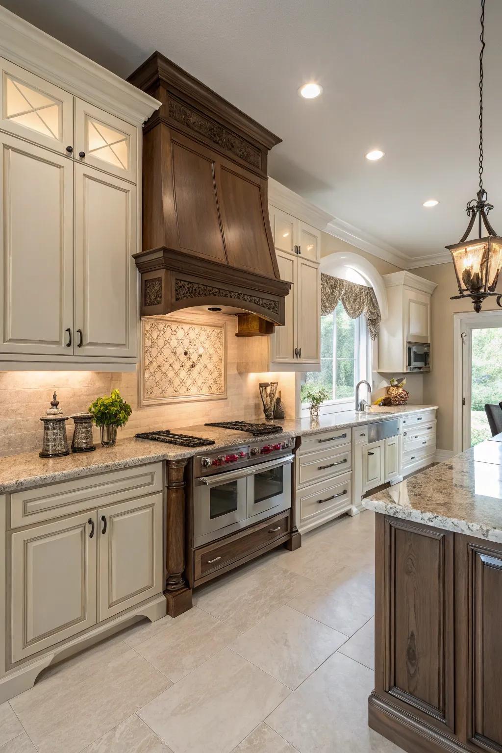 Pair trim styles for a personalized touch.