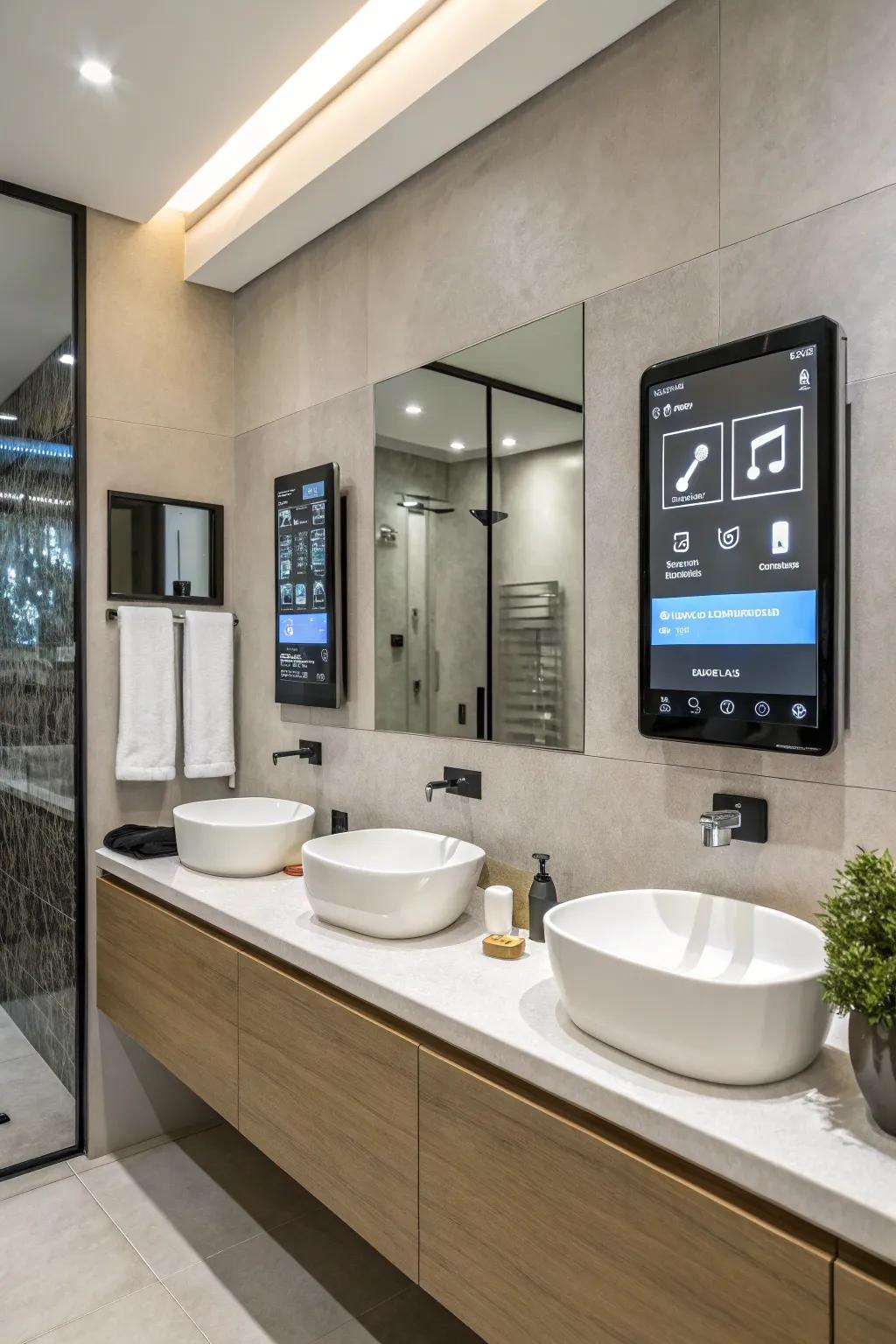Refined technology introduces convenience and modernism to the bathroom.