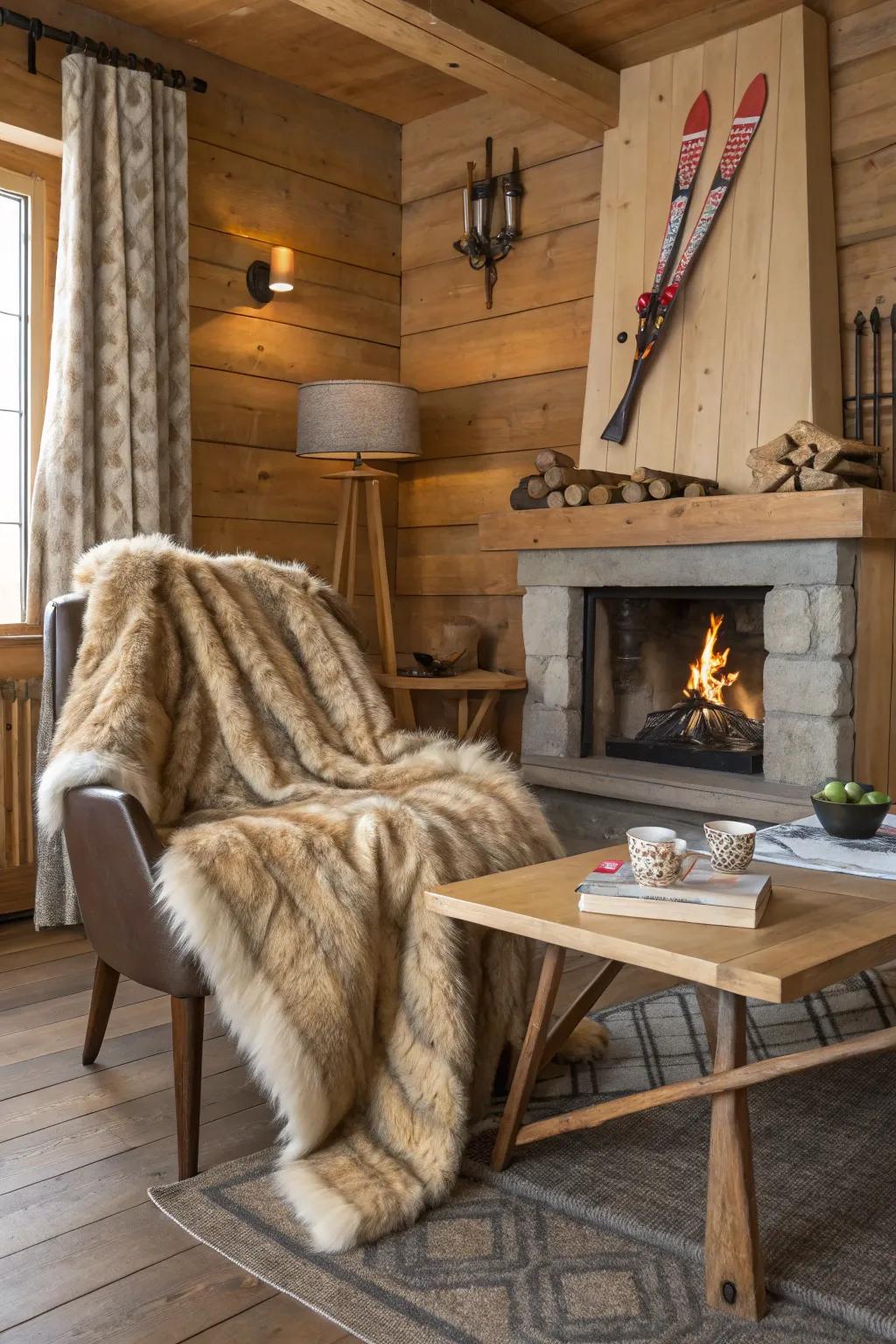 Unwind throughout the charm of an high-altitude ski lodge.