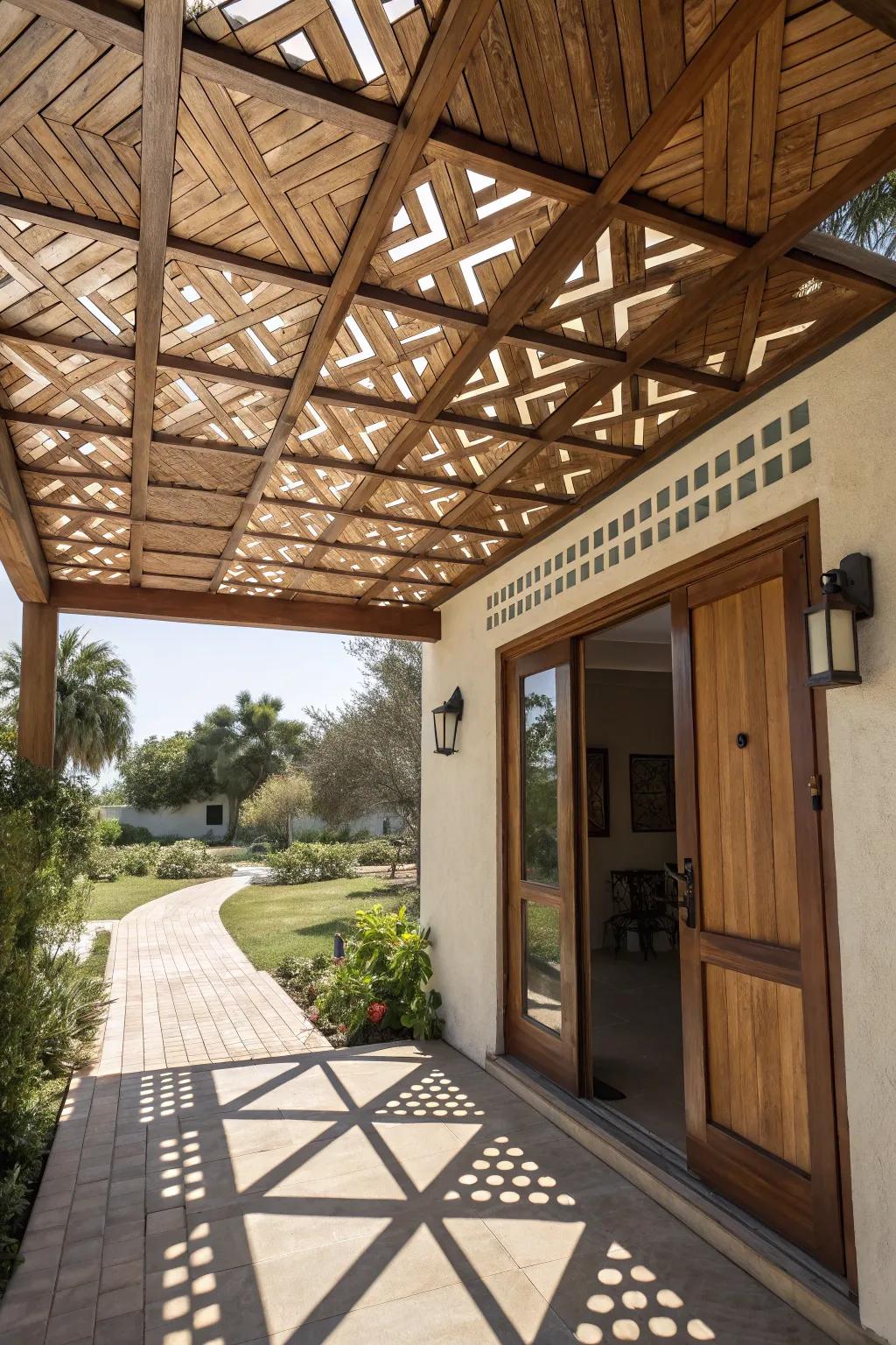 Geometric patterns infuse a modern inflection.