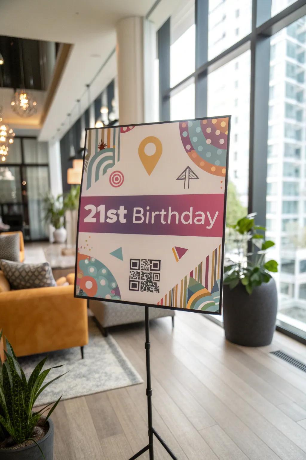 QR codes introduce an interactive digital twist to your event.