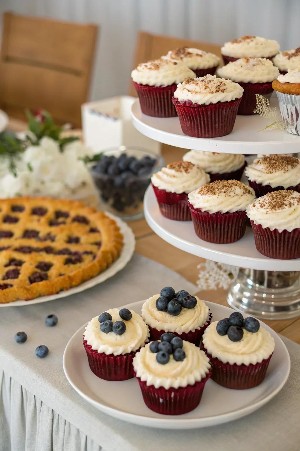 A themed sweet station that delights the senses.