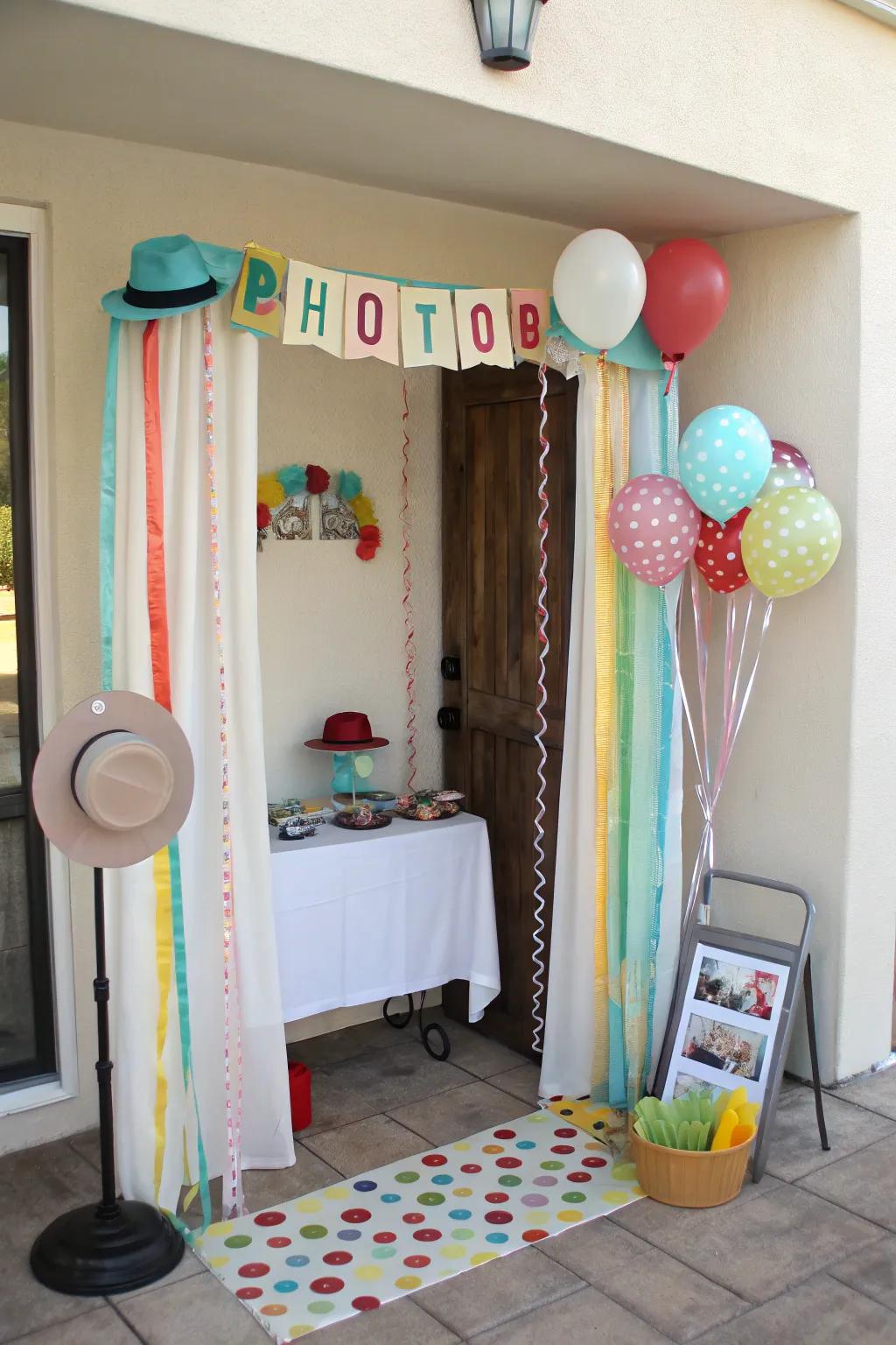 A DIY snapshot kiosk proffers a spirited and interactive entry venture.