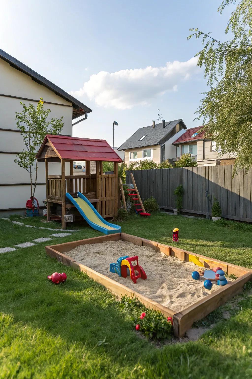 An amusing zone tailored to suit children's adventures and recreation.