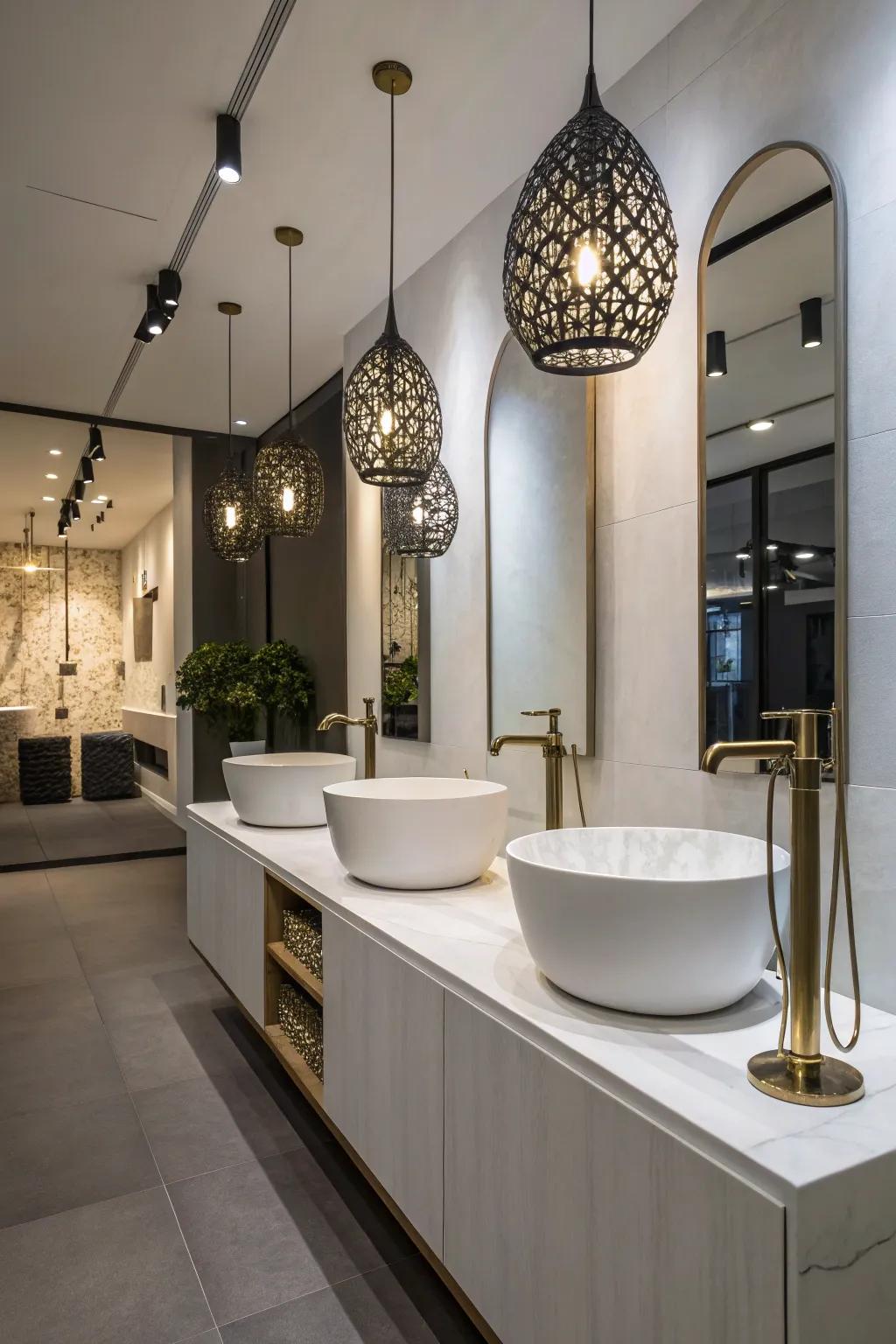 Striking fixtures include persona and turn into the center of attention of your area.