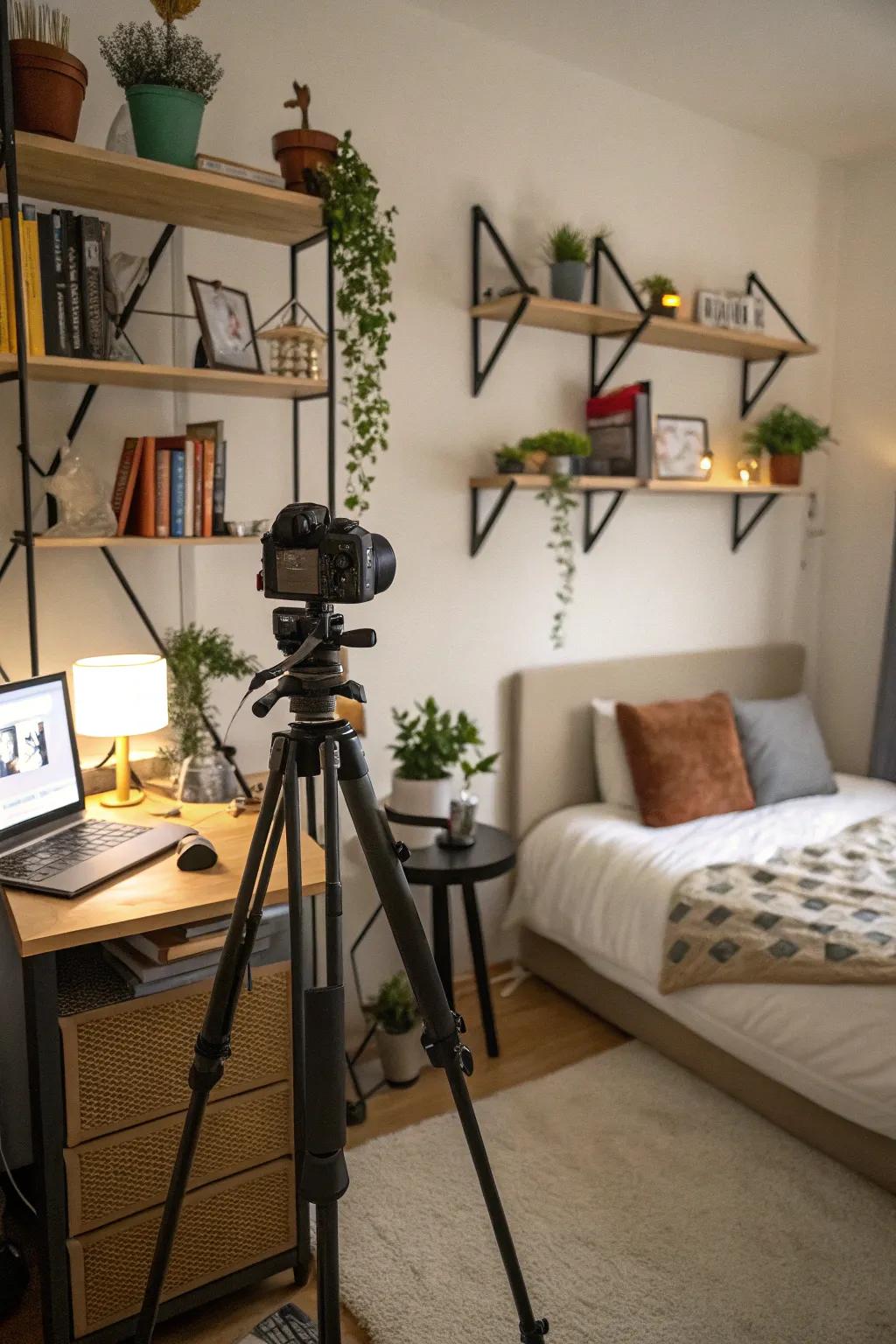 Integrate creatively designed shelving and have both style and function.