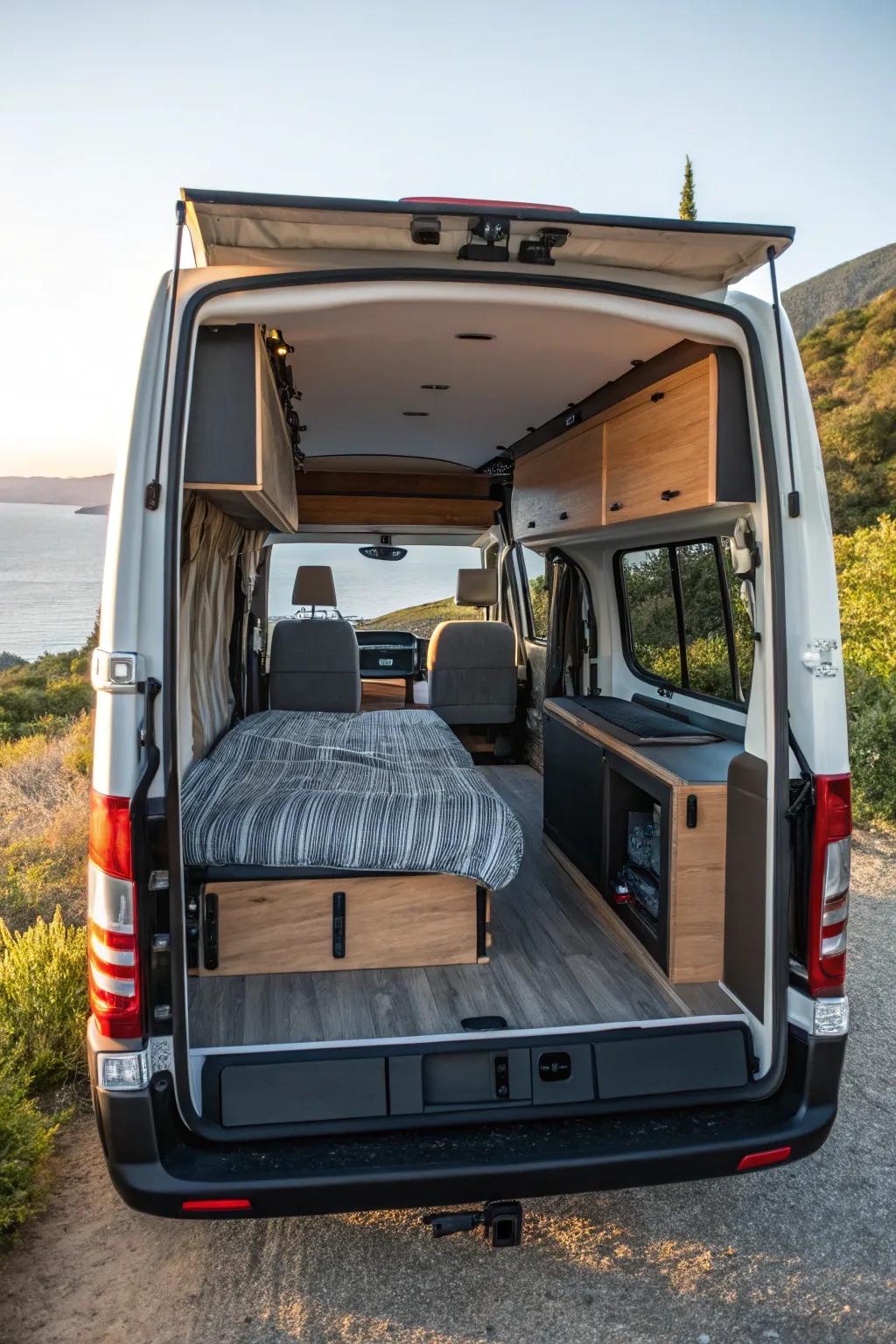 Modular beds provide limitless customization for your camper's interior.