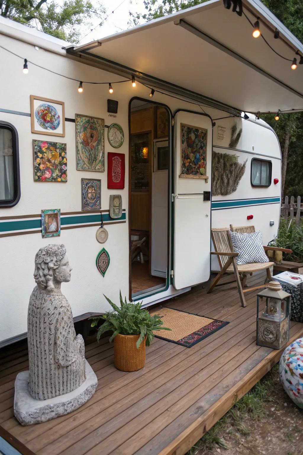Express yourself through creative design on your deck.