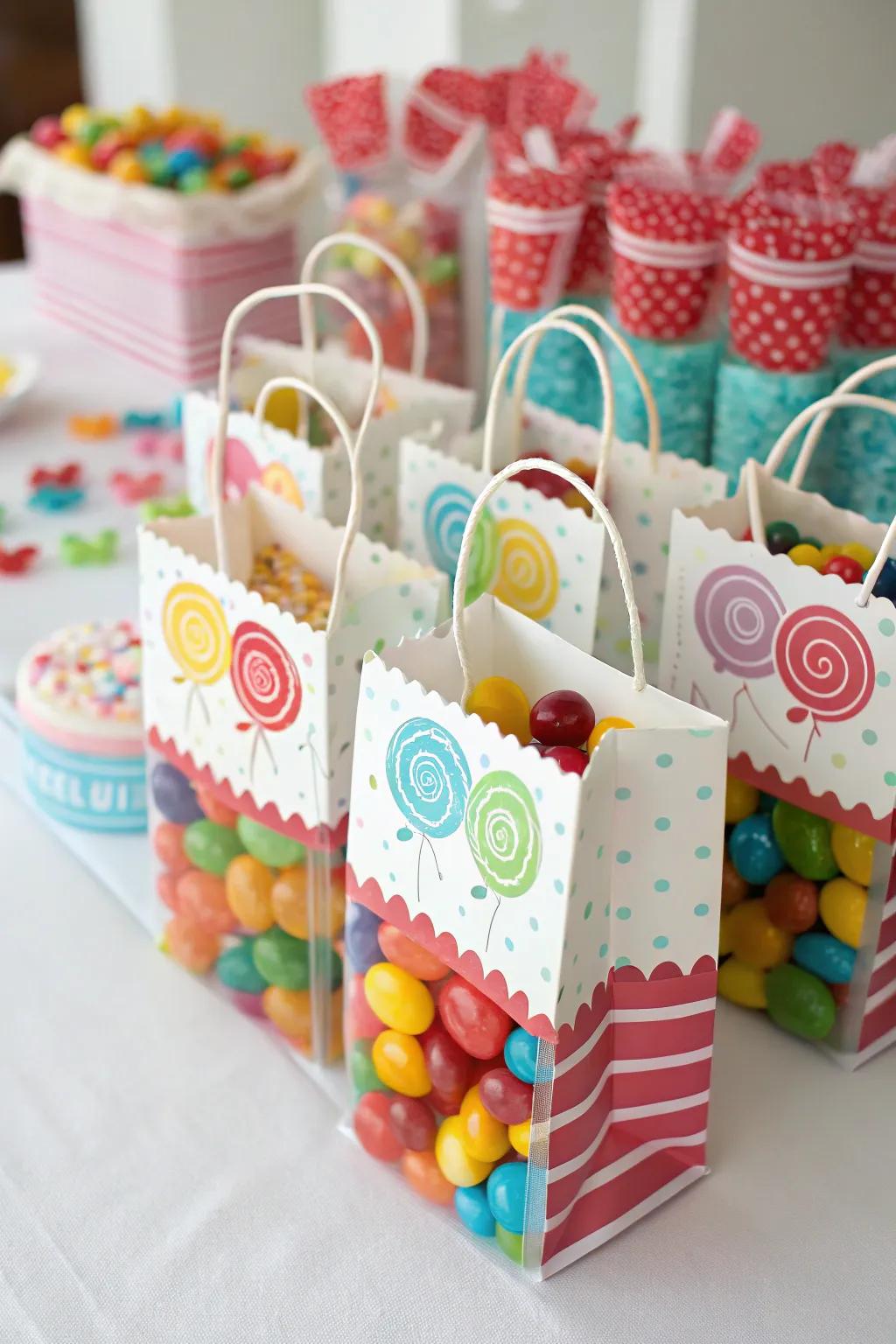 Confectionery-themed party tokens leave a lasting imprint