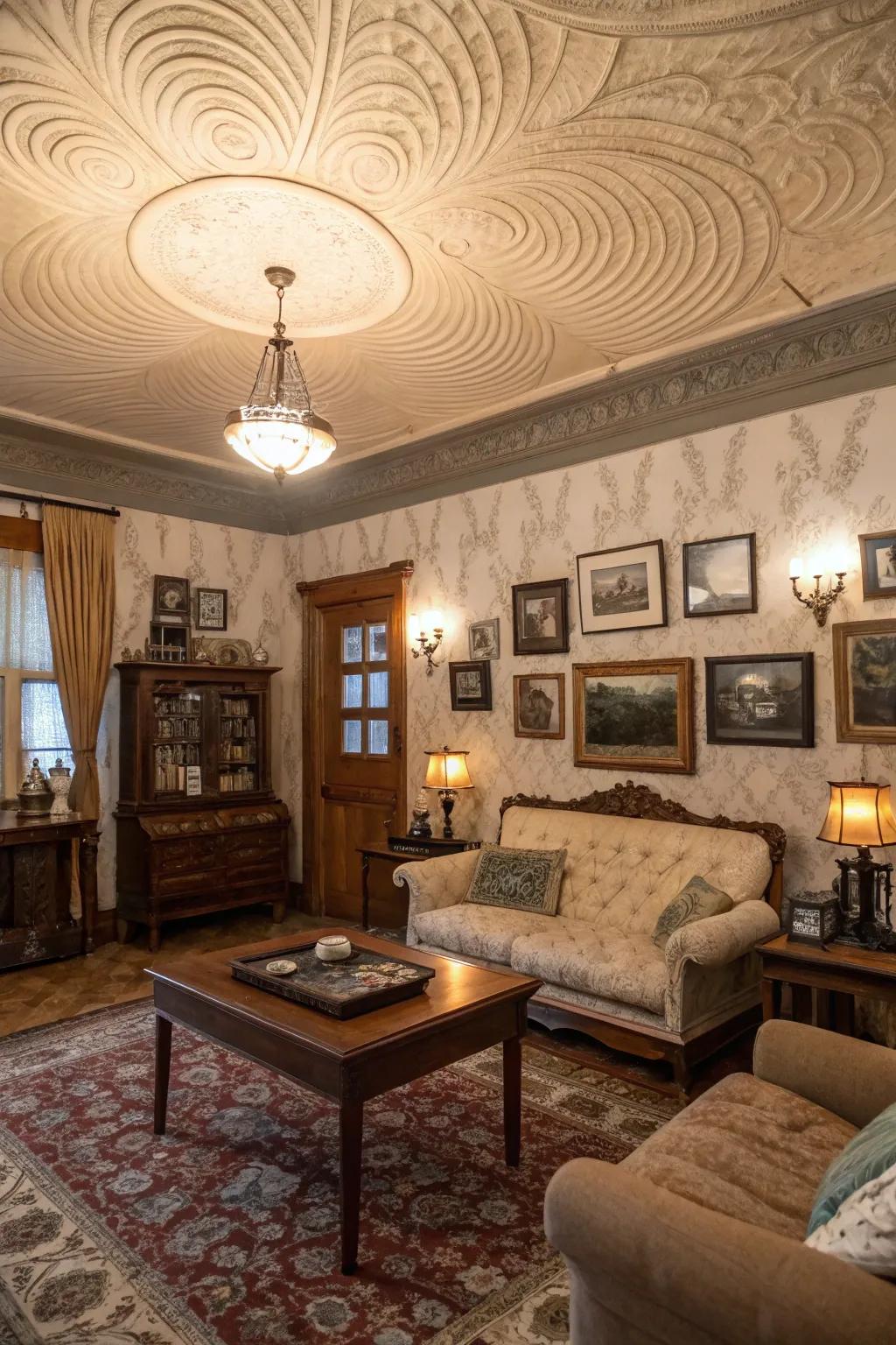 Show the nostalgia with a vintage overhead.