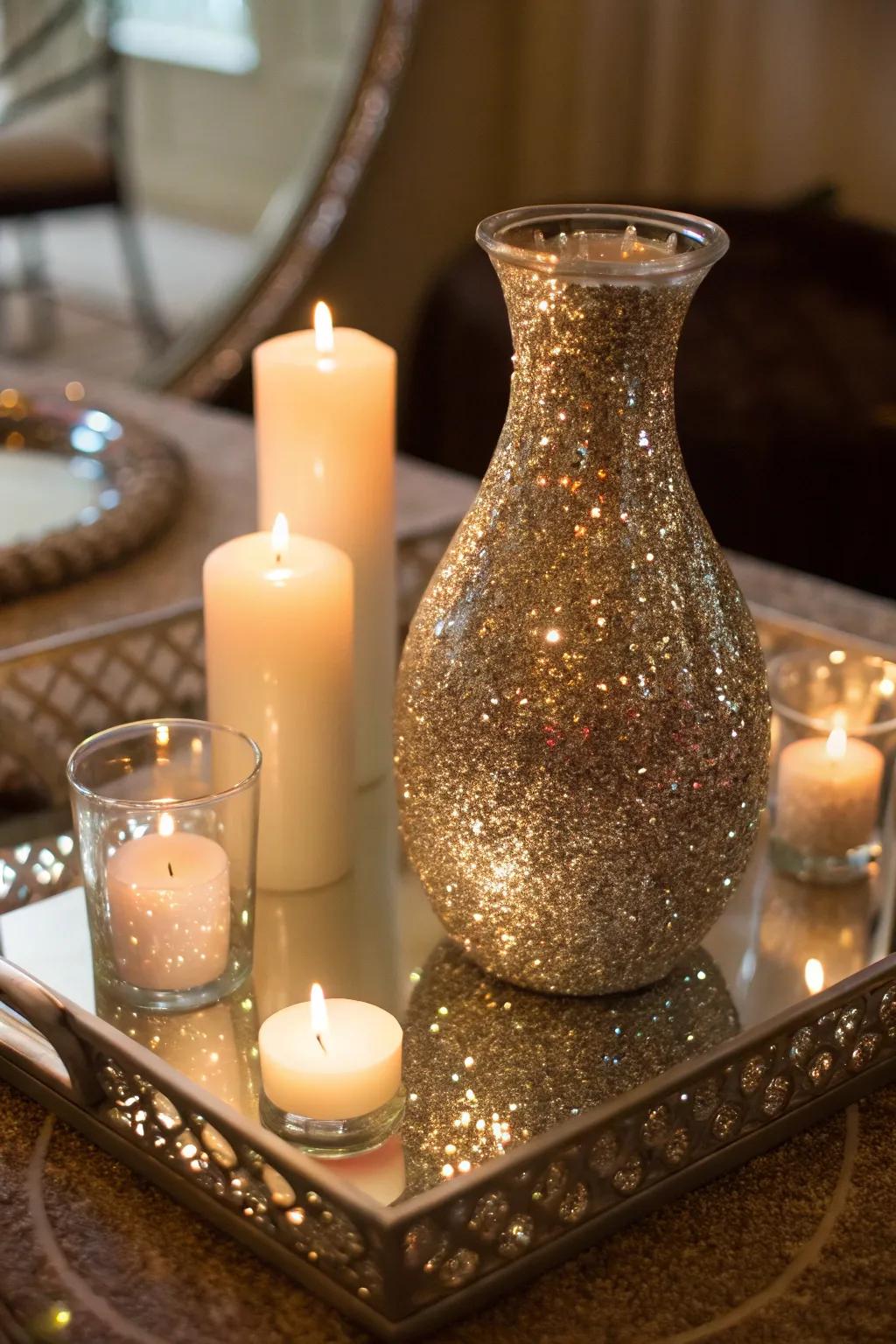 Radiant shine: sparkle appends a hint of grandeur to any setting.