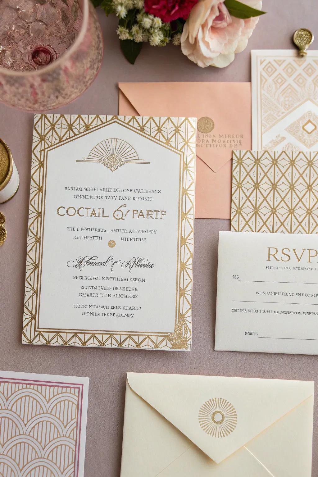 Impress your invitees through a complete invitation package.