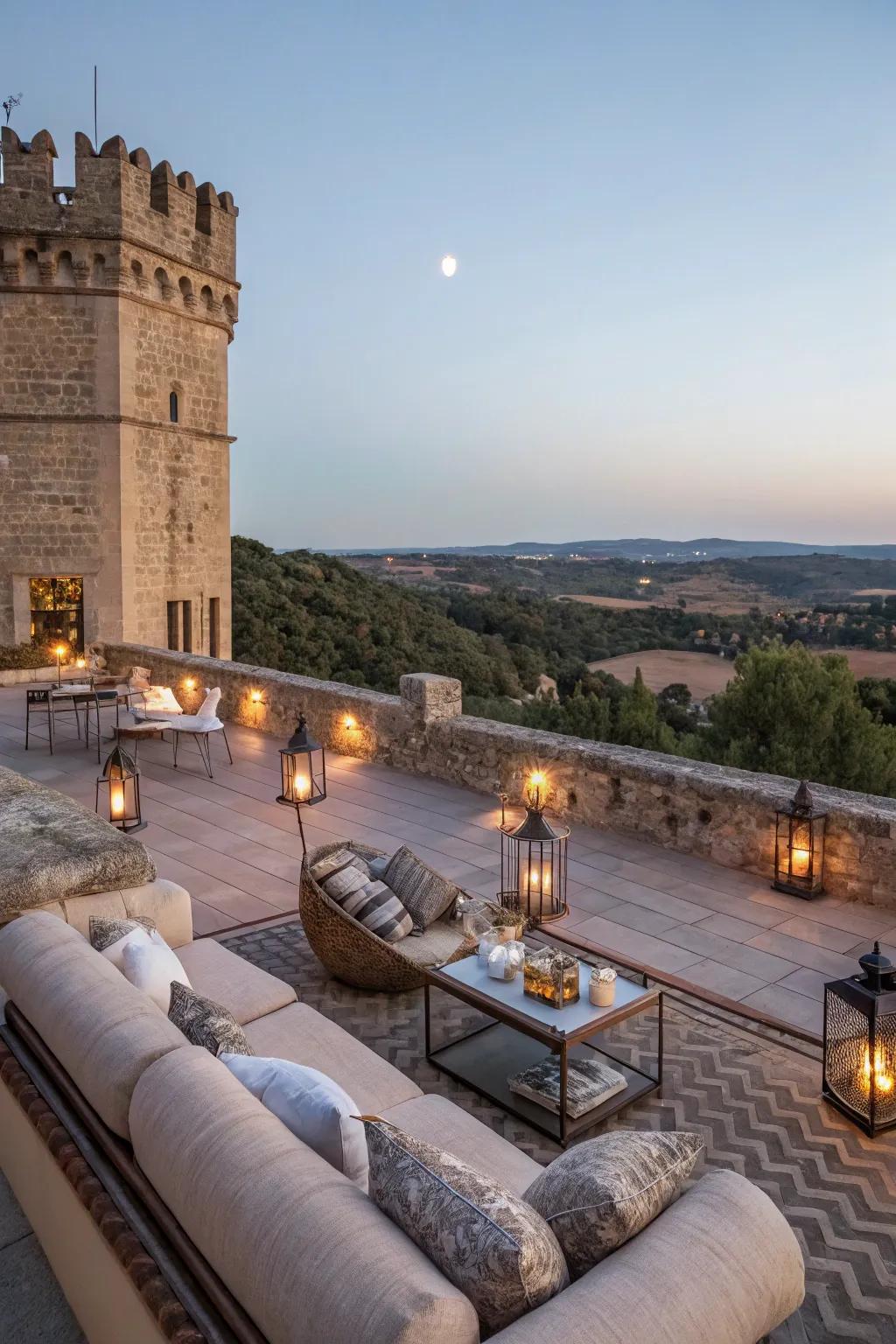 Relax and relish the vista from above.