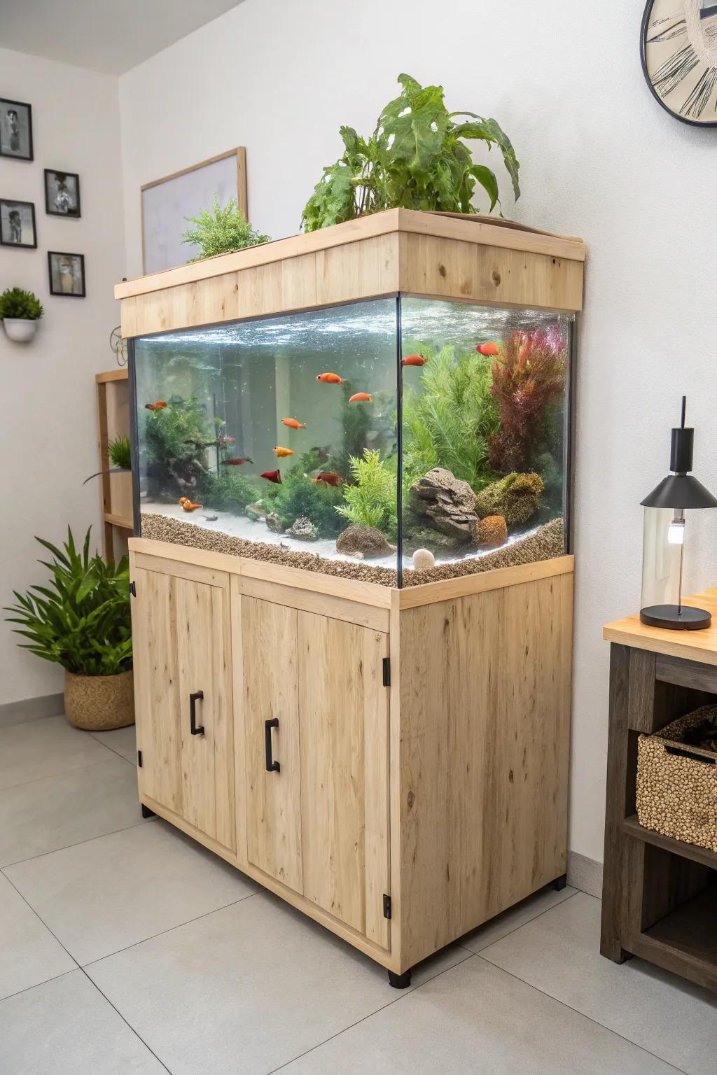 Eco-friendly materials make your tank a green choice for the environment.