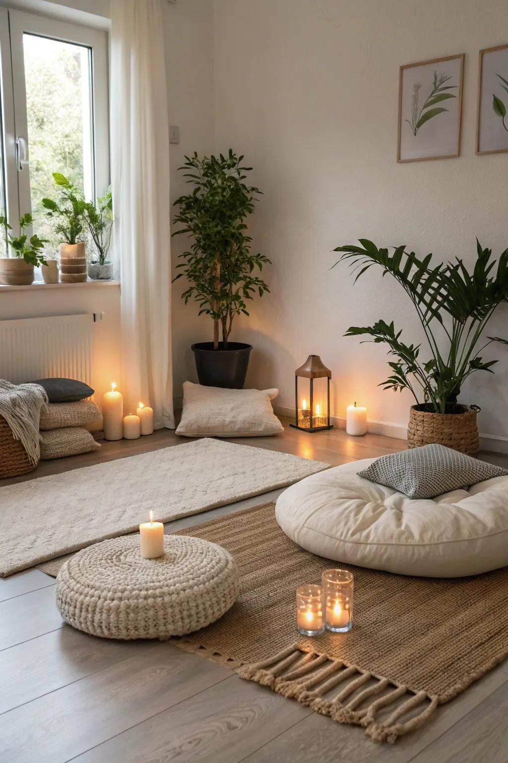 With a dedicated meditation corner, discover your zen.