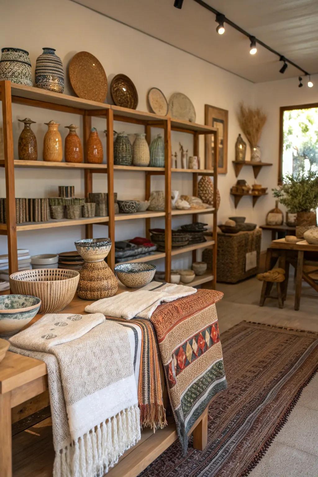 Artisan details contribute warmth and individuality.
