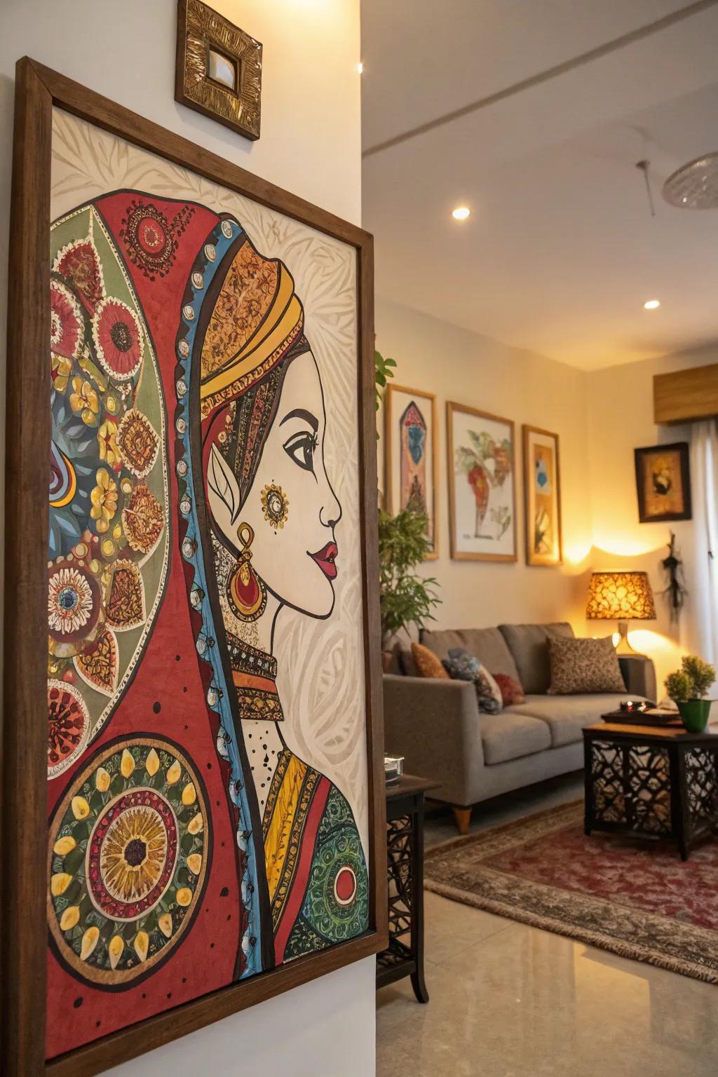 Cultural motif weaves celebrate diversity and ingenuity.