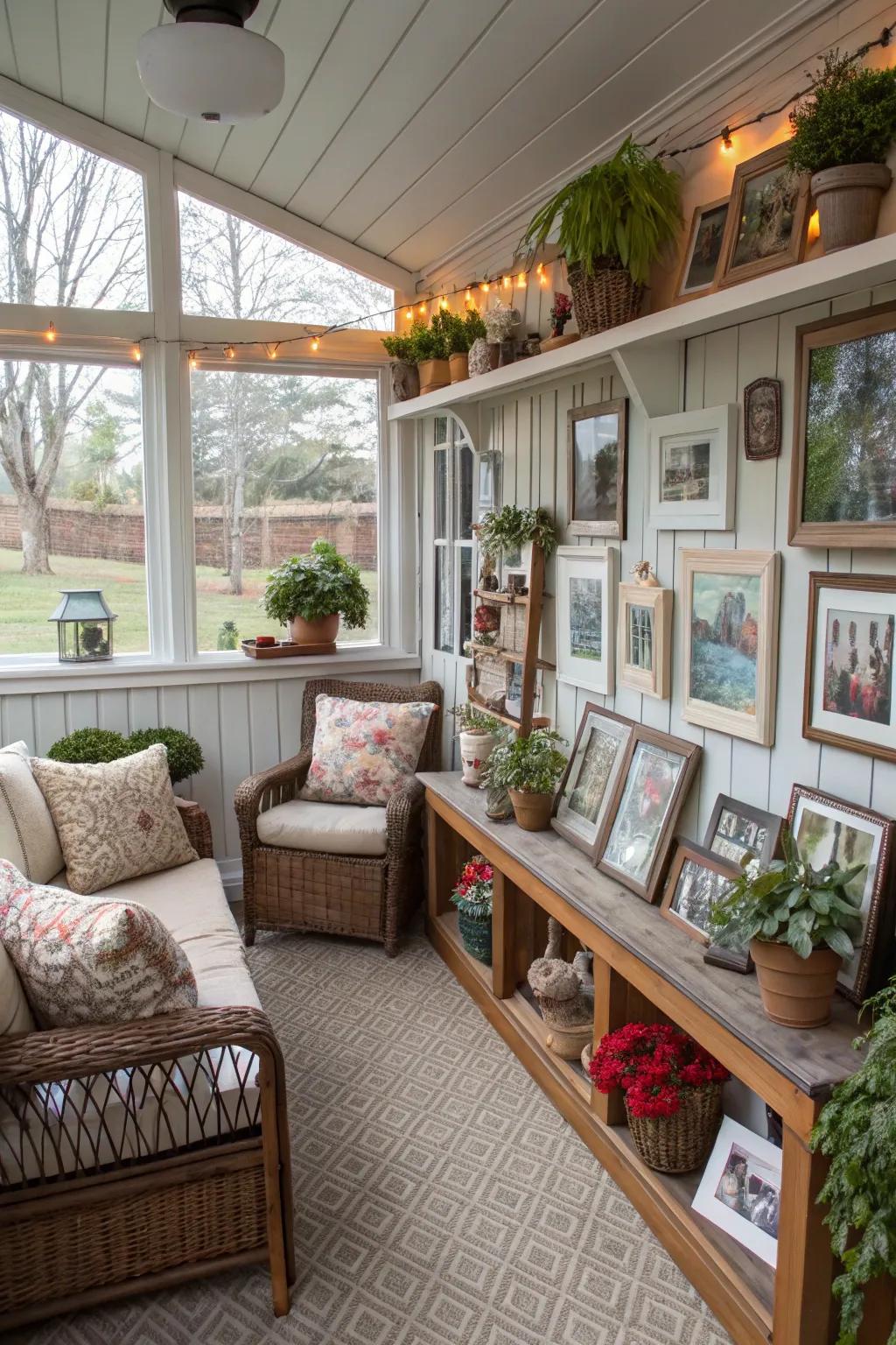 Render your veranda akin to home with personal touches.