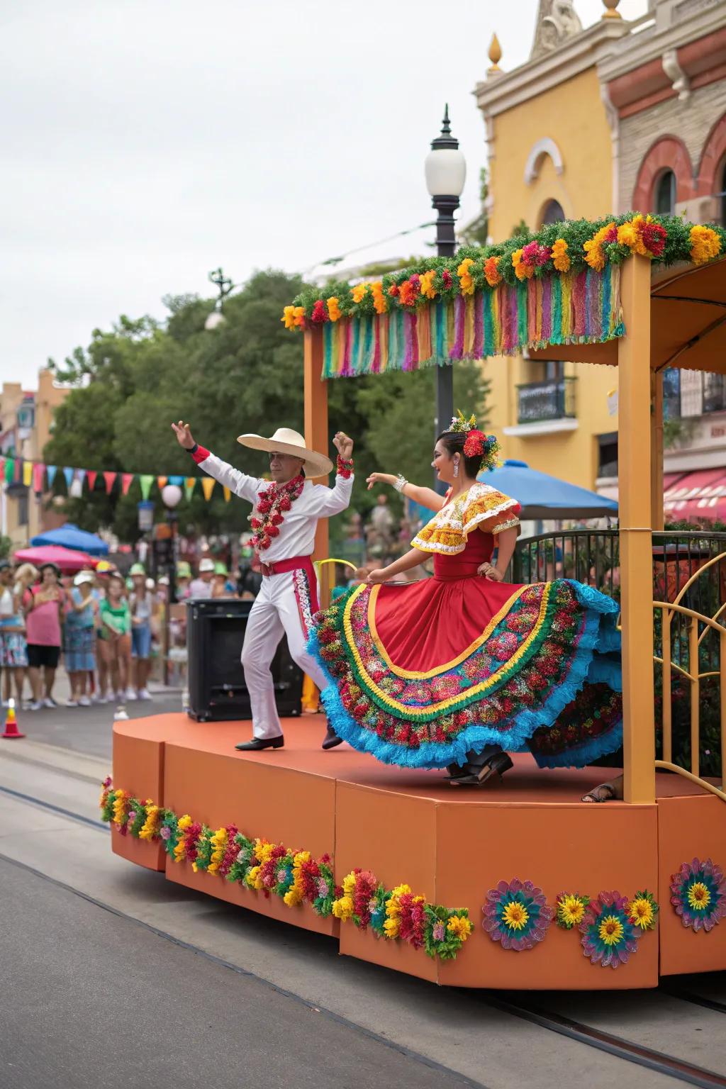 Cultural dance bringing authenticity.