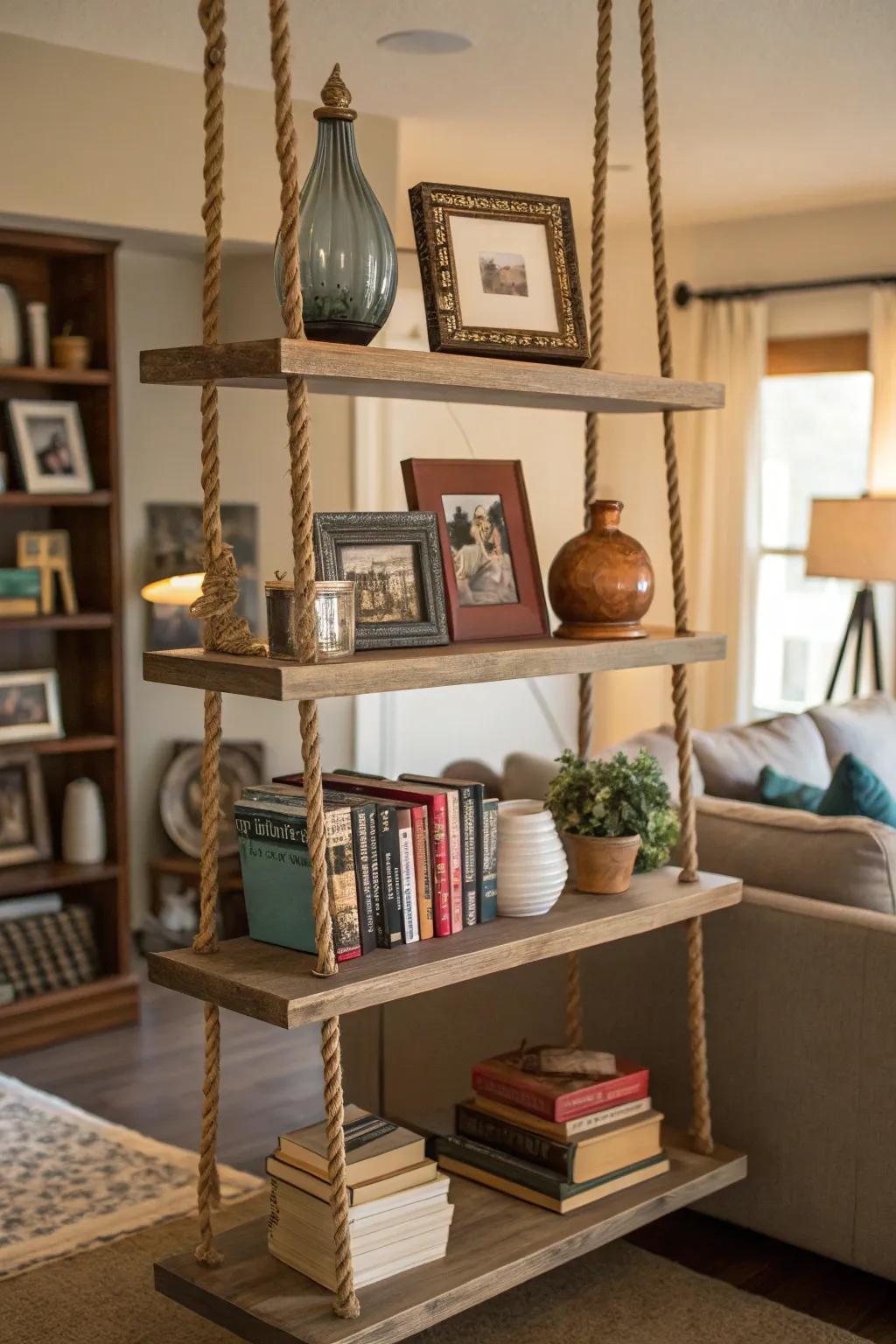 Suspended ledges combine function and aesthetic design to your space.
