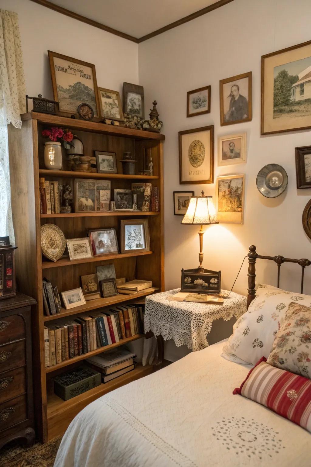 Personal touches contribute chronicle and persona.