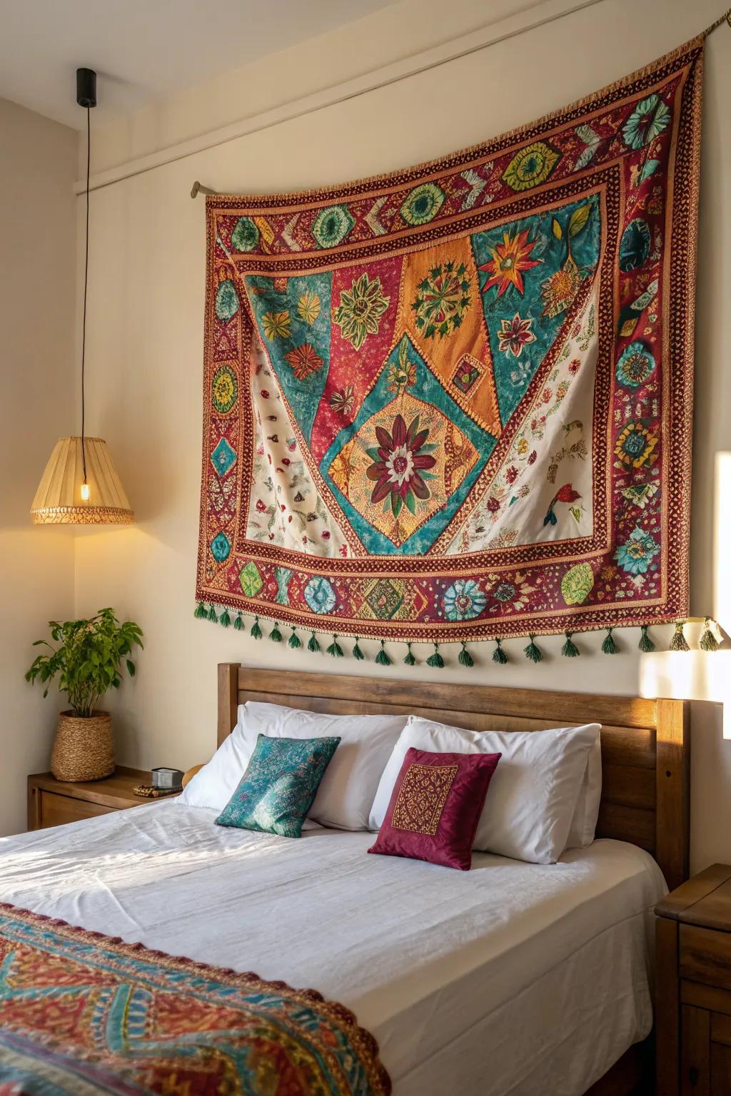 Textile coverings provide warmth and style.