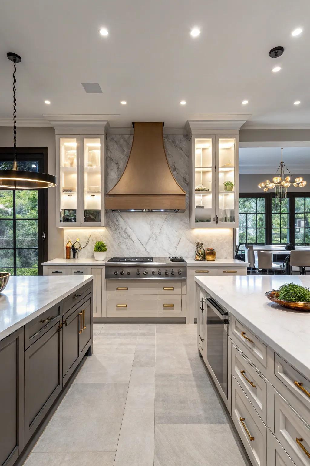 A ventilation system functioning as a design declaration.