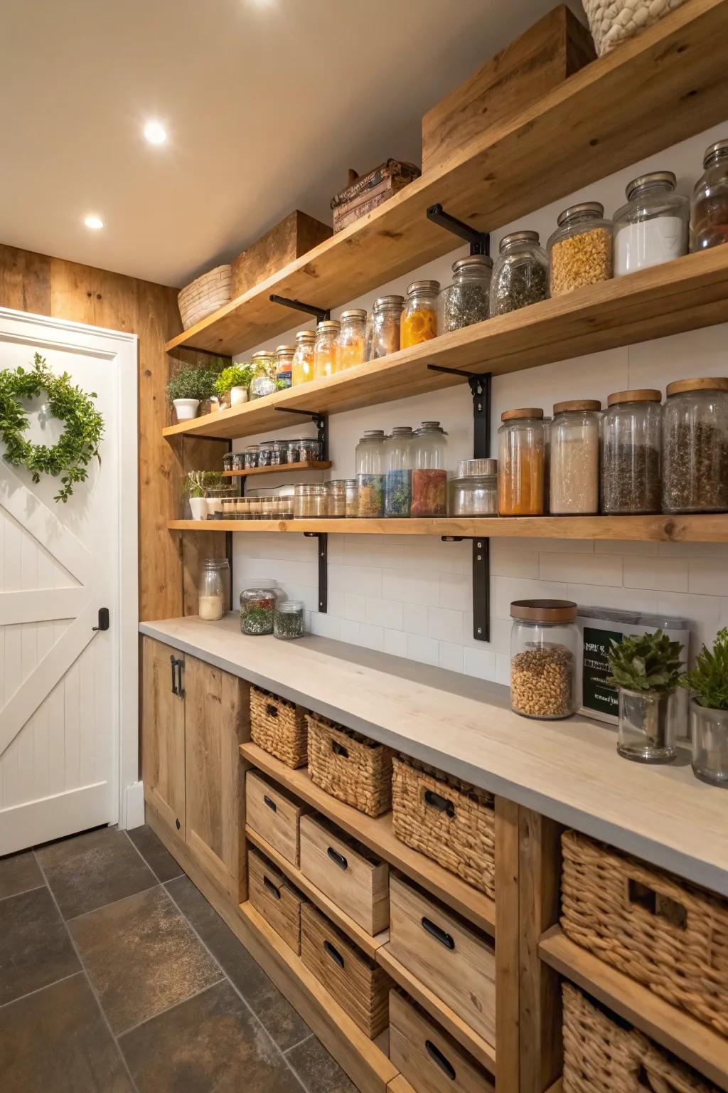Eco-friendly elements bring sustainability and style together.