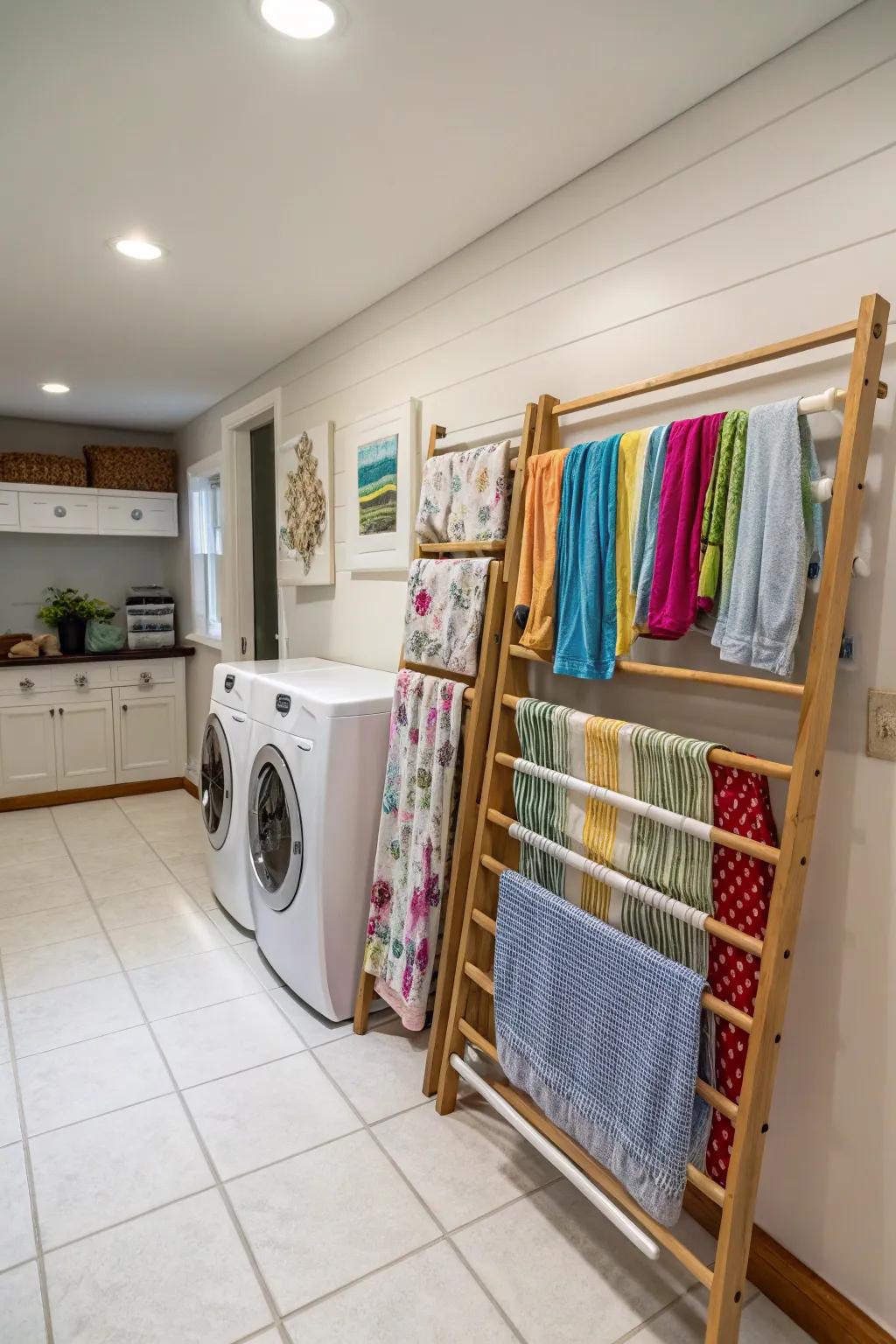 Magnetic wall-secured drying systems delivering a contemporary and functional solution.
