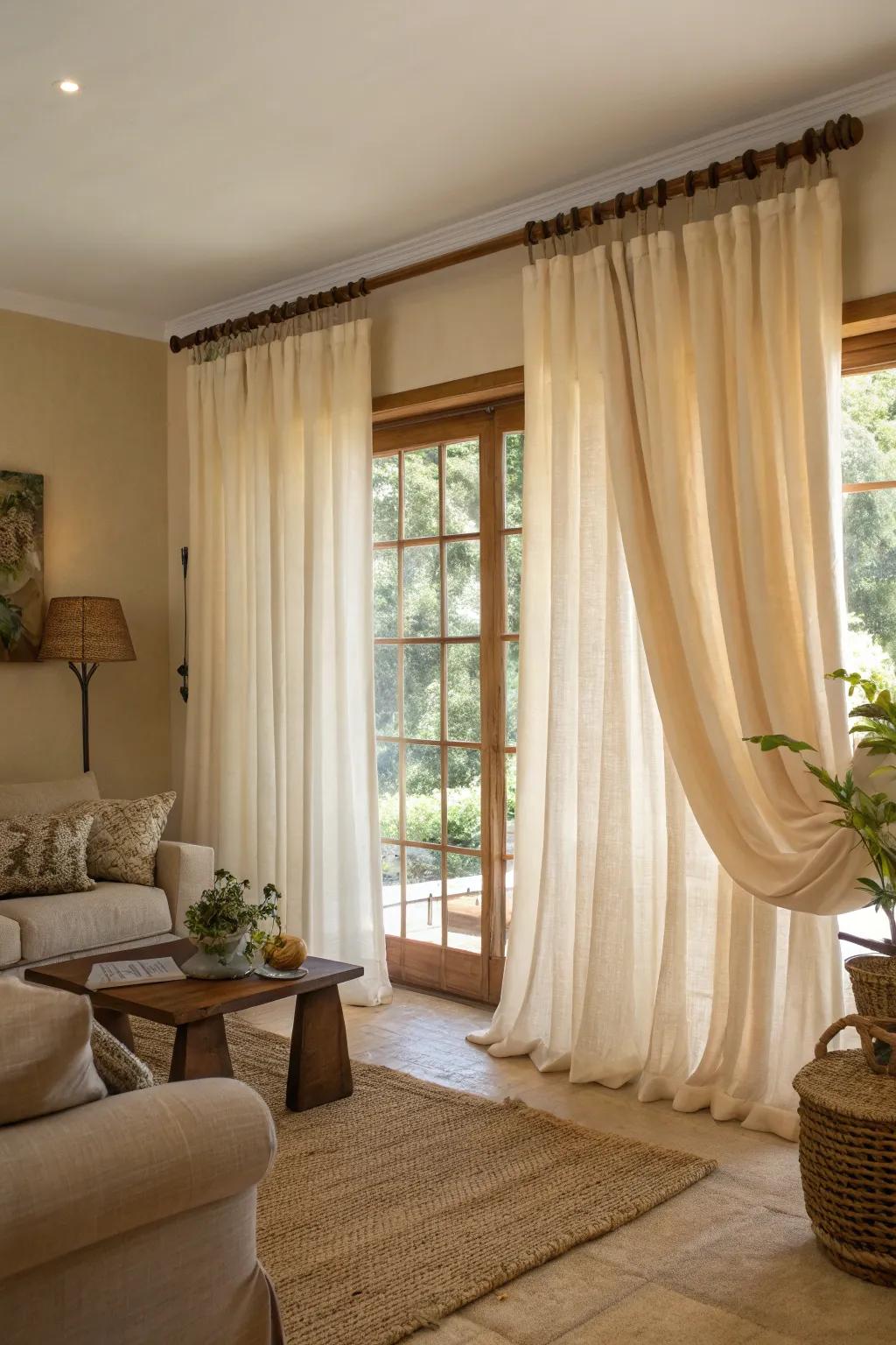 Sustainable materials impart a distinctive texture and a conscientious election for your living space window coverings.
